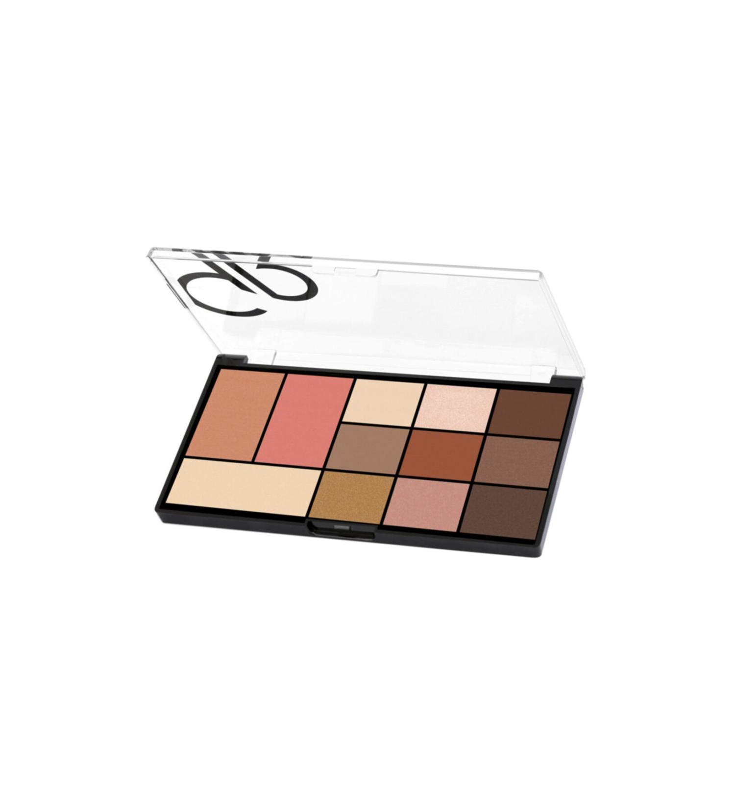 Golden Rose 01 Warm Nude City Style Face and Eyeshadow Palette