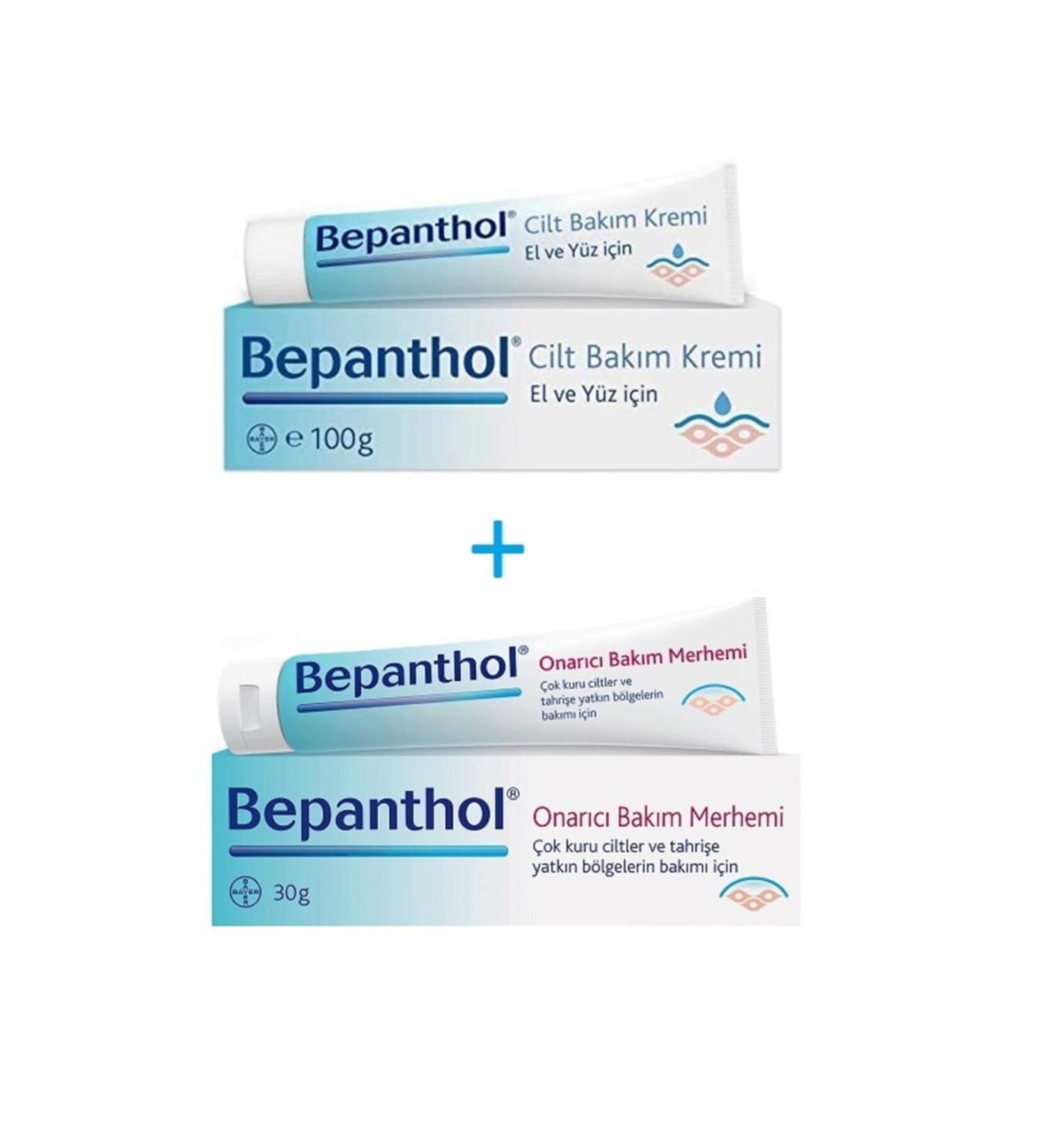 Bepanthol Skin Care Cream 100 gr + Repair Care Cream 30 gr