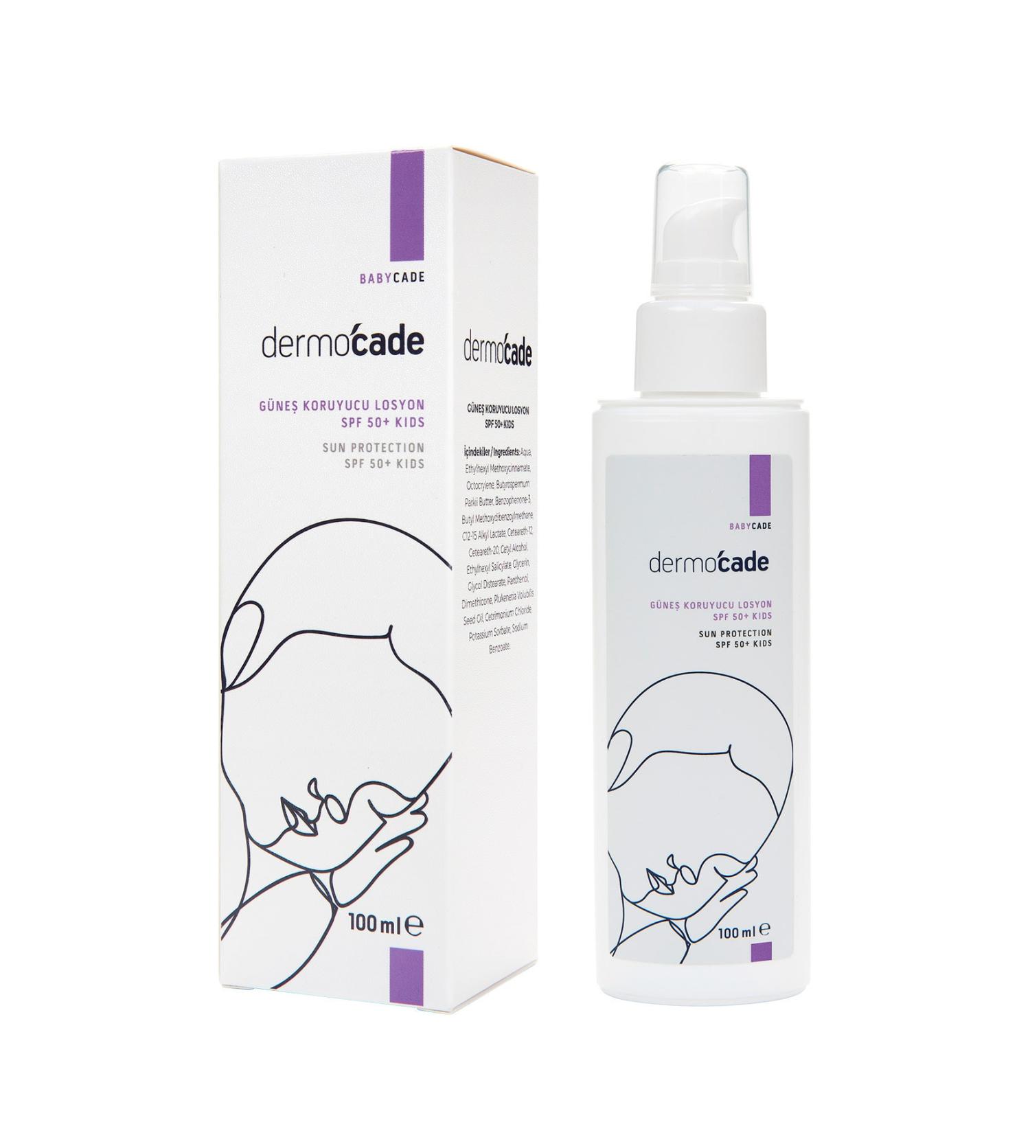 Dermocade Spf 50+ Sunscreen Lotion Kids 100 Ml