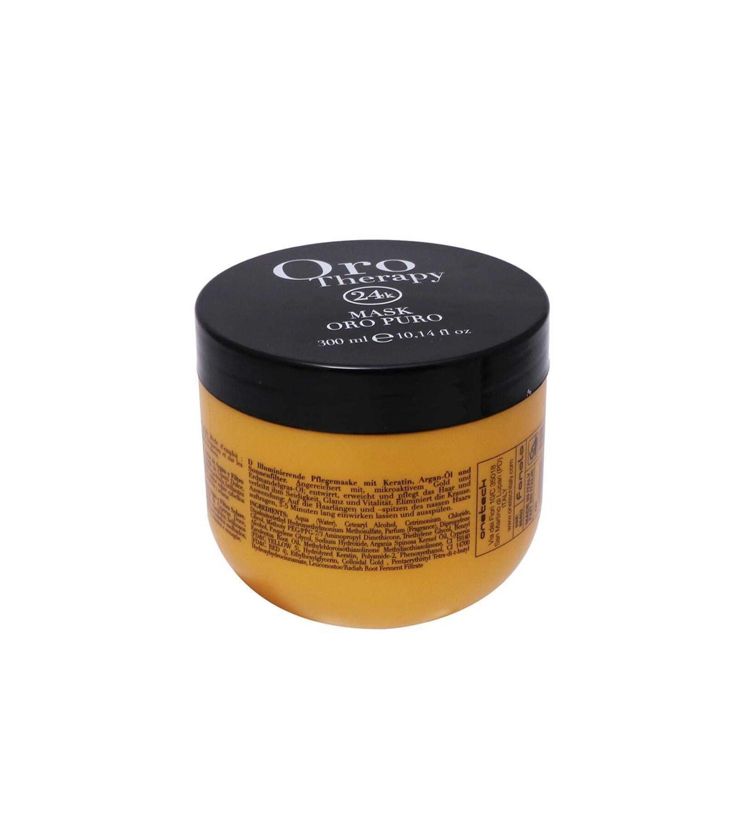 Fanola Hair Mask - Oro Therapy Oro Puro 24k 300 ml 8032947864027
