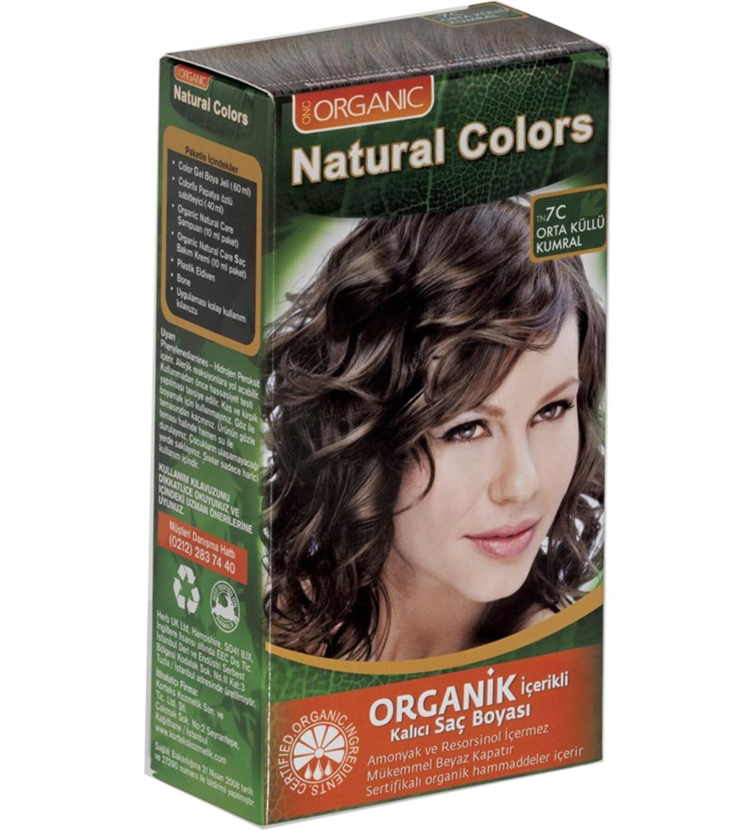 Natural Colors 7c Medium Ash Blonde Organic Hair Dye