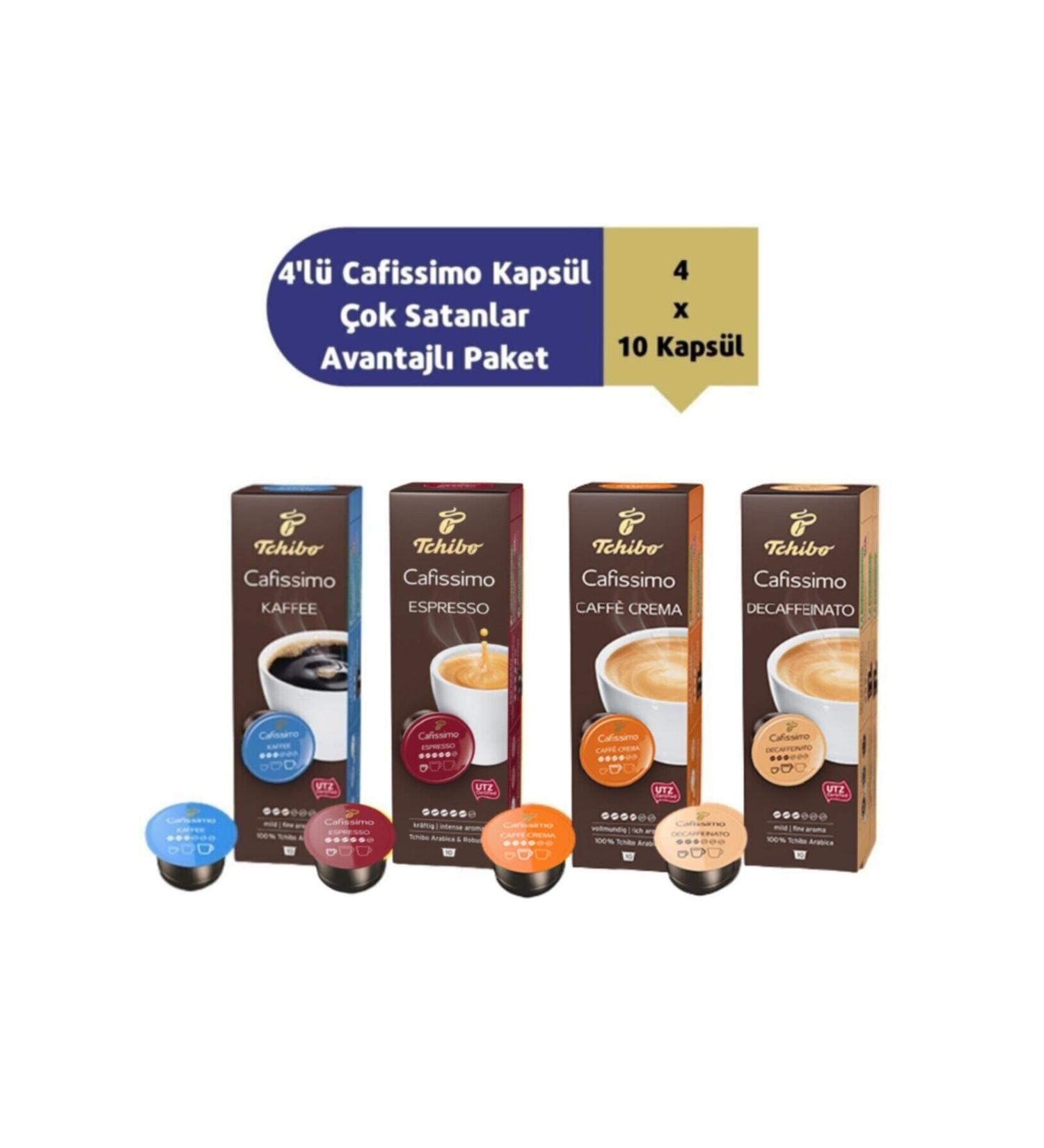 Tchibo Cafissimo 4x10 Capsules Coffee - Buy Online on GoSupps.com