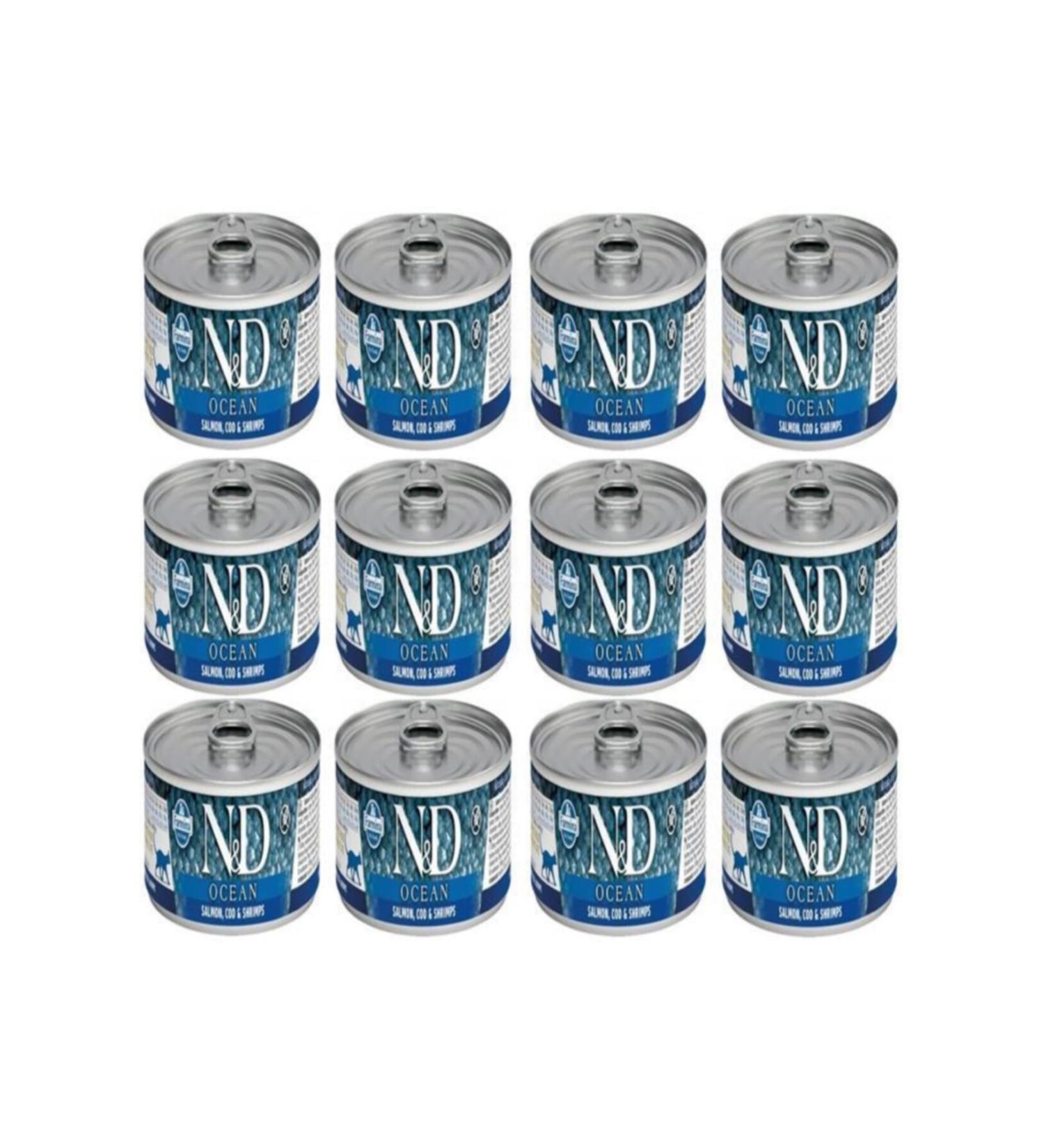 N & D Ocean Cod Fish Kitten Canned Food 80 gr x 12 Pieces