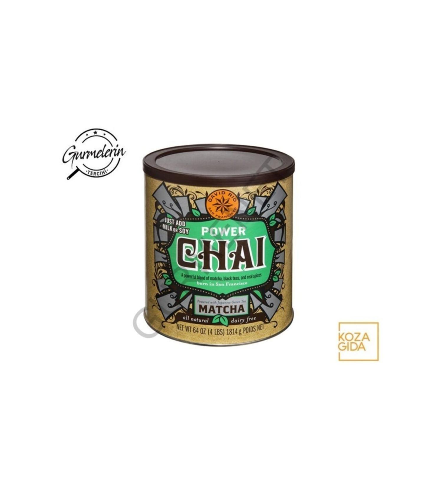 David Rio David Rio Power Matcha Mix Chai 1.814 Gr