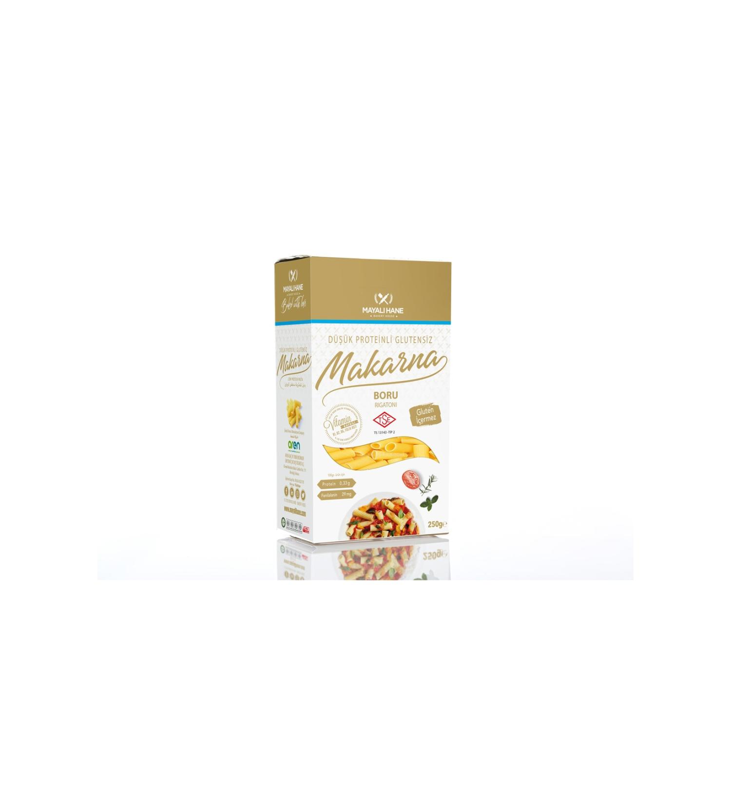Mayal Hane Low Protein Gluten Free Tube Pasta 250 gr (2-PACK)