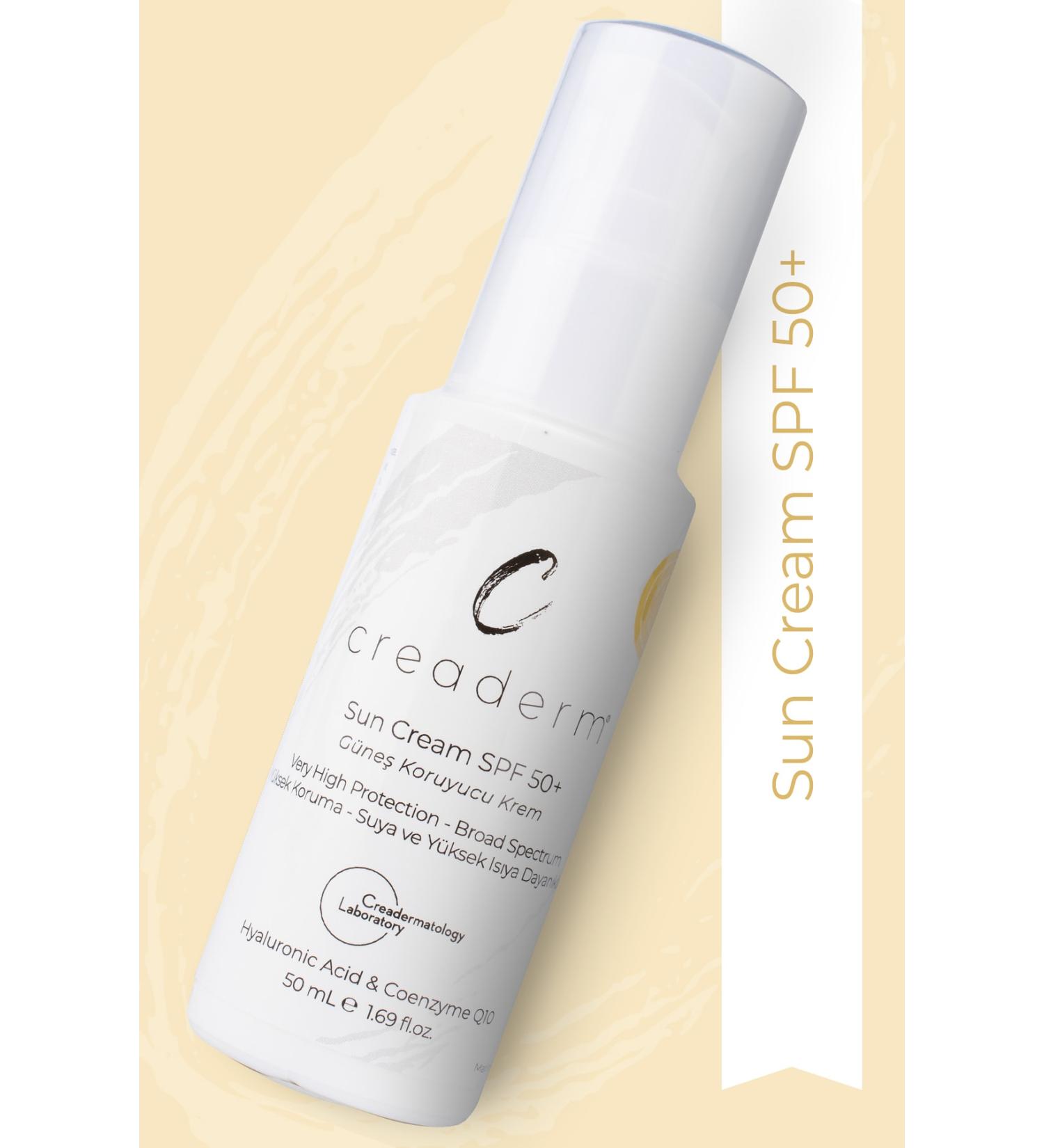 CREADERM Sun Protection Creamspf 50+ (hyaluronicacid&coenzyme Q10) - Buy Online on GoSupps.com