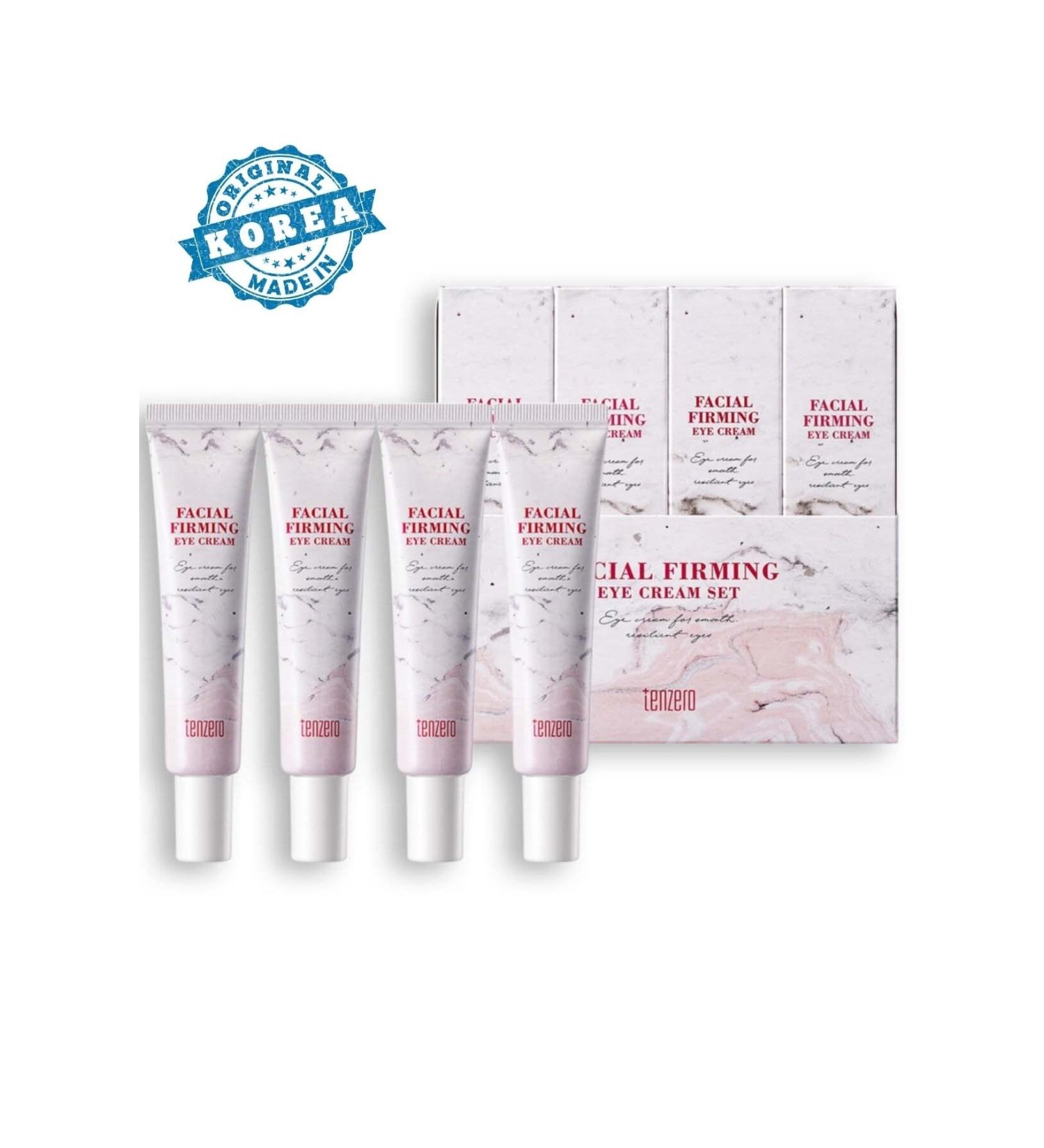 TENZERO 4-Piece Facial Eye Cream Set with Firming and Anti-Aging Effects Containing Adenosine - Buy Online on GoSupps.com