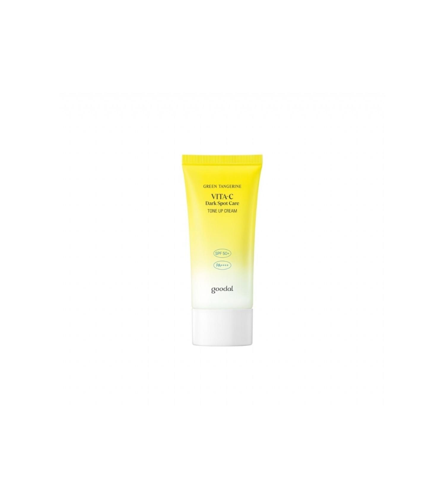 Goodal Green Tangerine Vita C Dark Spot Tone Up Cream - Tone Equalizing CC Cream & Sunscreen Spf50+ - Buy Online on GoSupps.com
