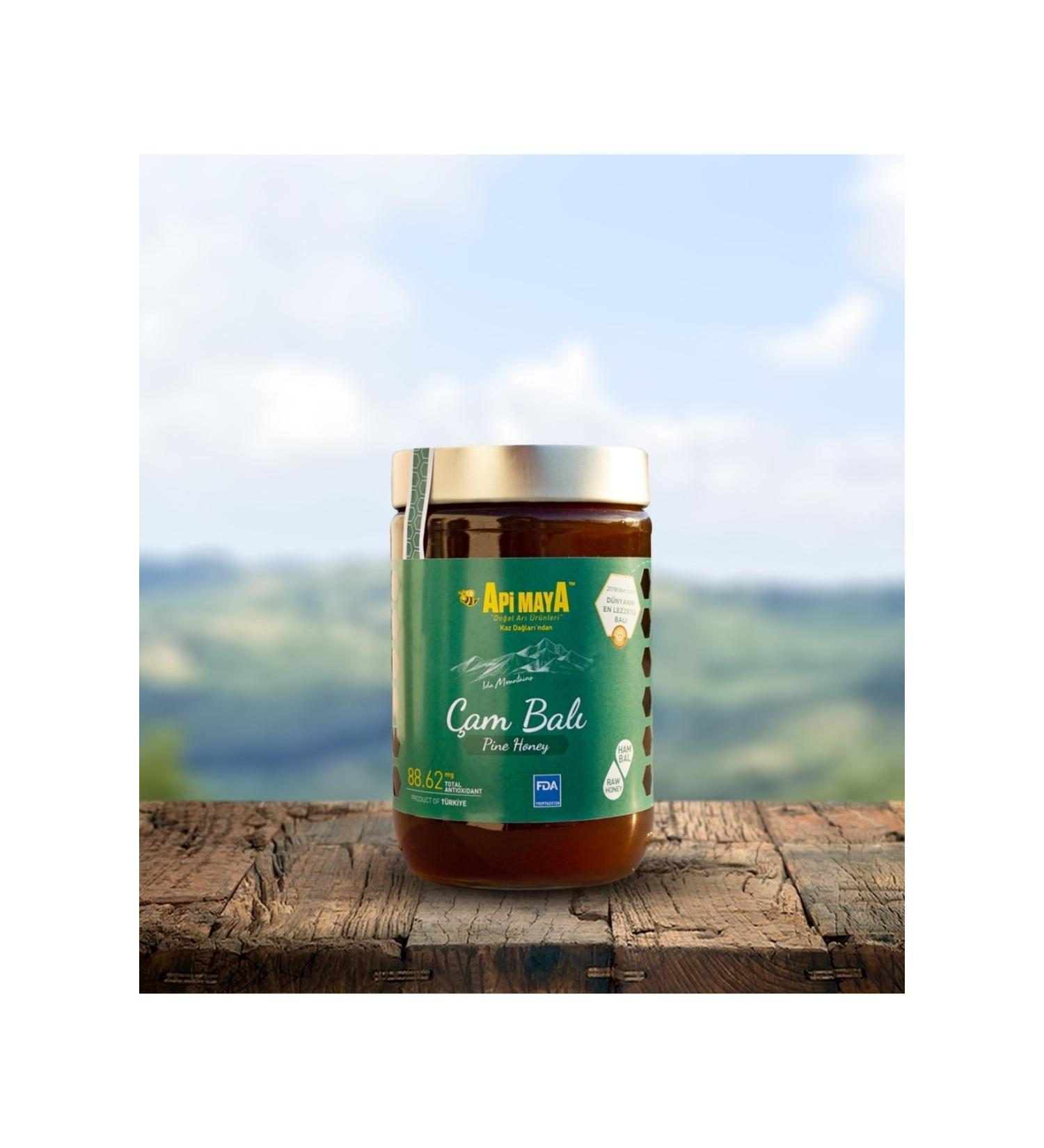 Apimaya Kaz Mountains Pine Honey 850 Gr - Buy Online on GoSupps.com
