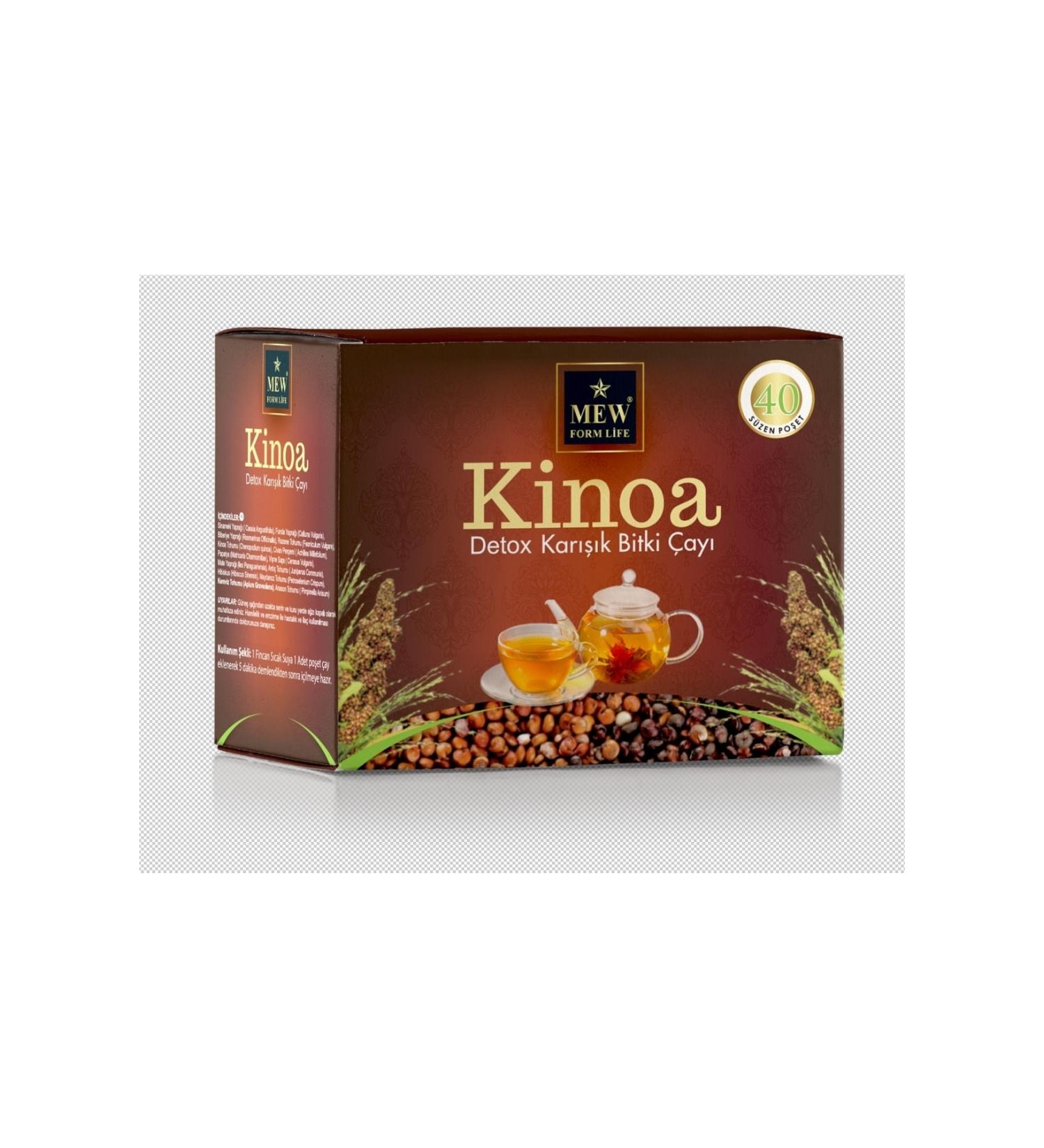 MEW FORM LIFE Quinoa Herbal Dedoxs Tea 40' Filter Bag