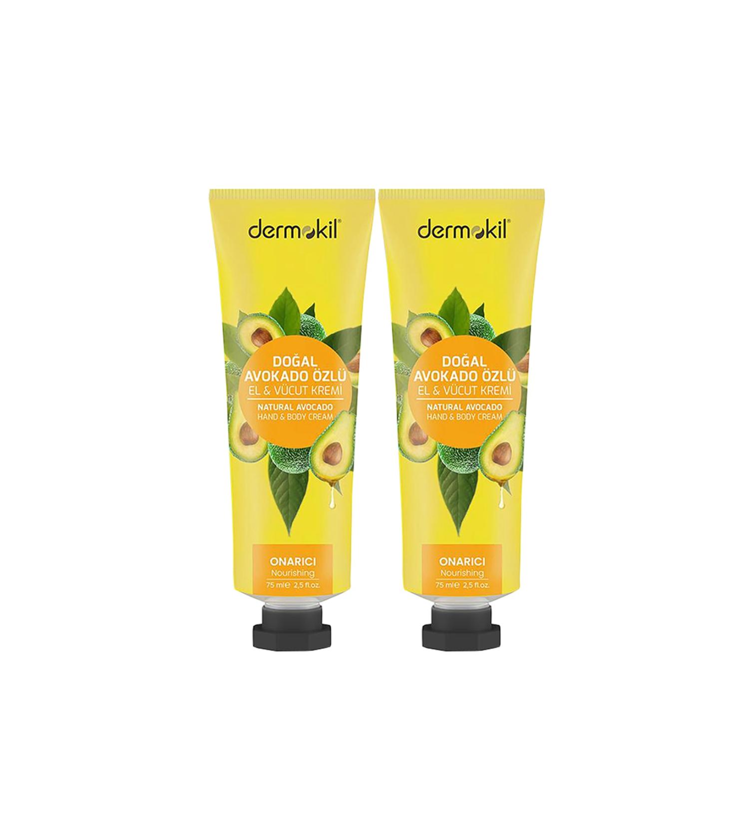 Dermokil Avocado Essence Hand and Body Cream 75 Ml X 2 Pieces