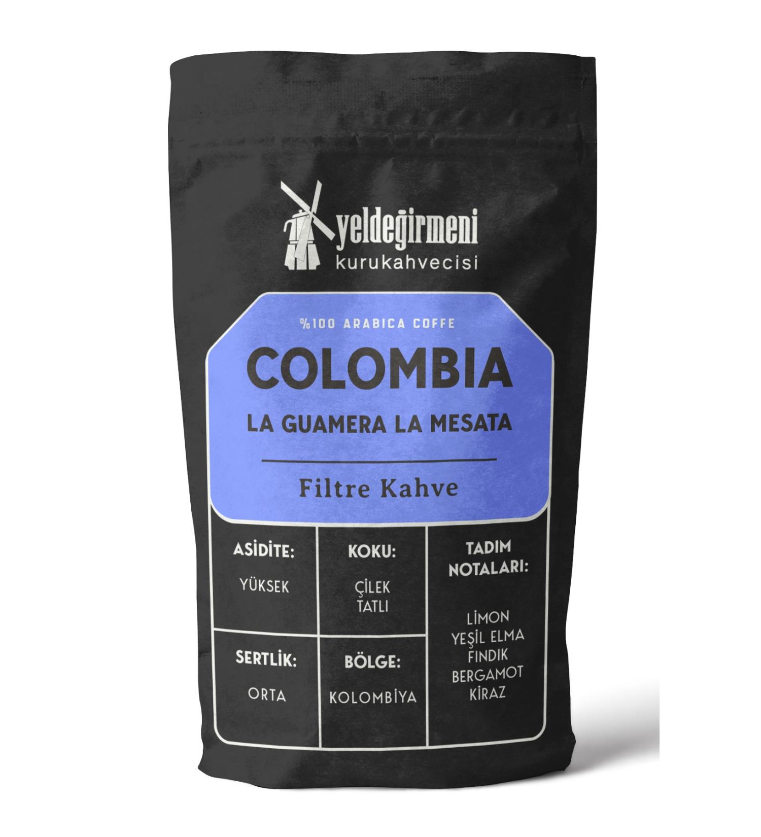 Yelde irmeni Kurukahvecisi Colombia La Guamera La Mesata Filter Coffee 500 Gr