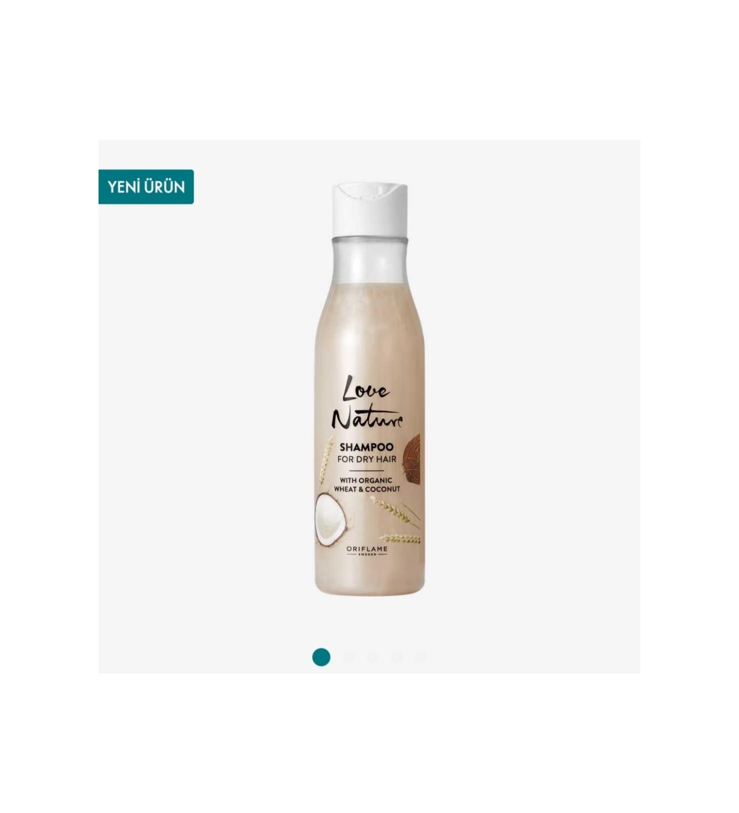 Oriflame Love Nature Wheat & Coconut Shampoo for Dry Hair