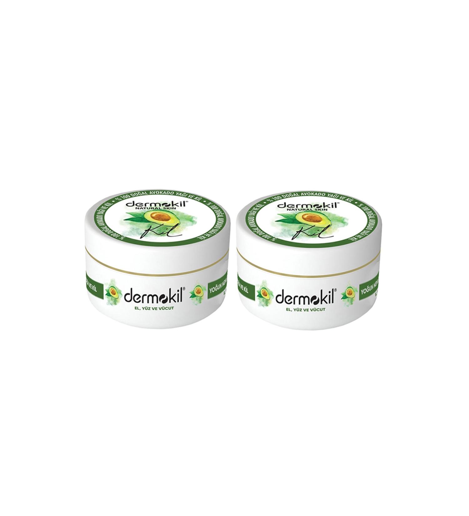 Dermokil Face Body and Natural Hand Cream Avocado 300 Ml X 2 Pieces