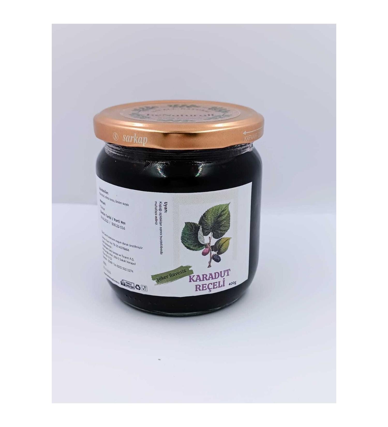 BeNaturall No Sugar Added Black Mulberry Jam 400gr