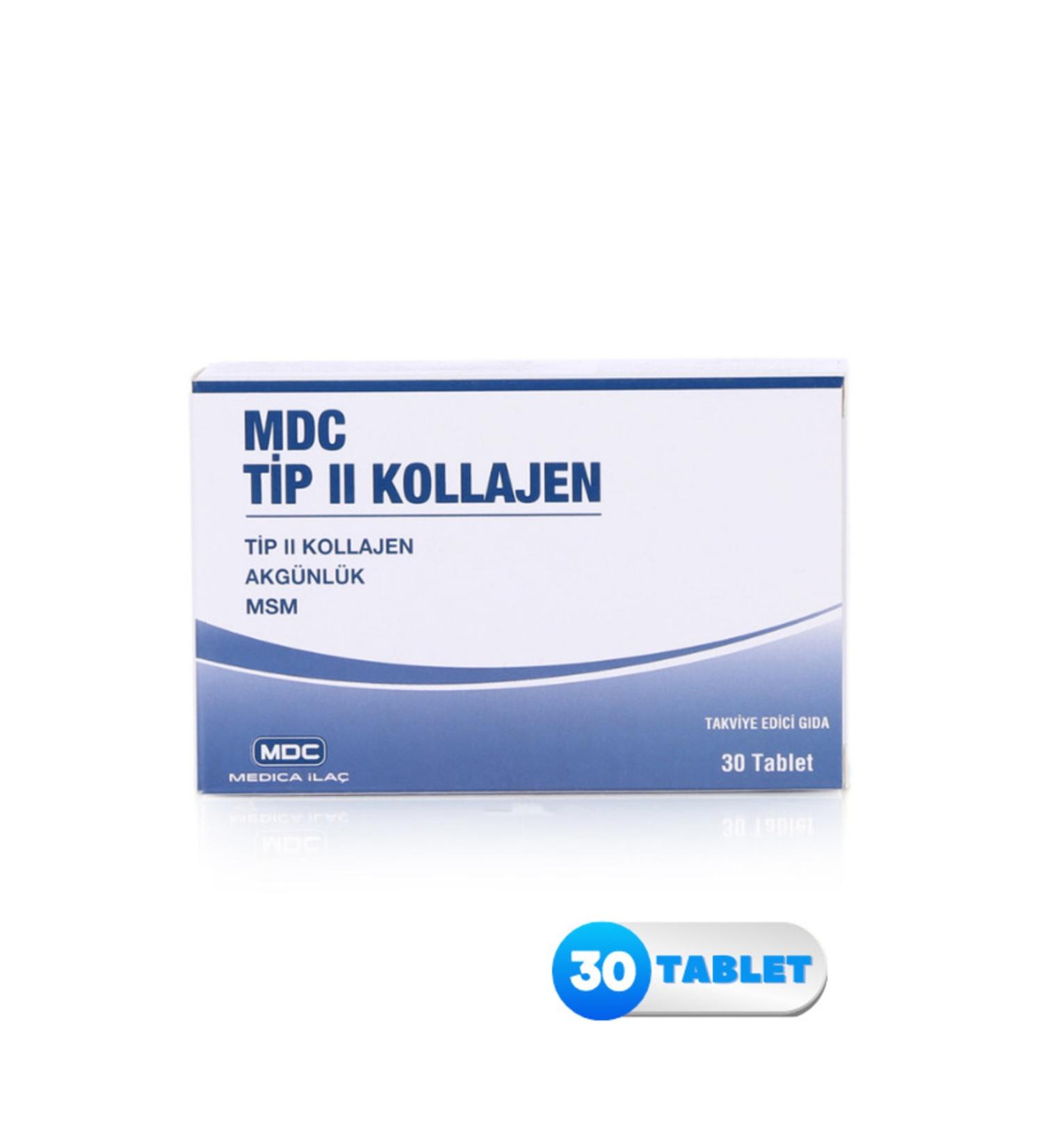 MDC Type II Collagen 30 Tablets
