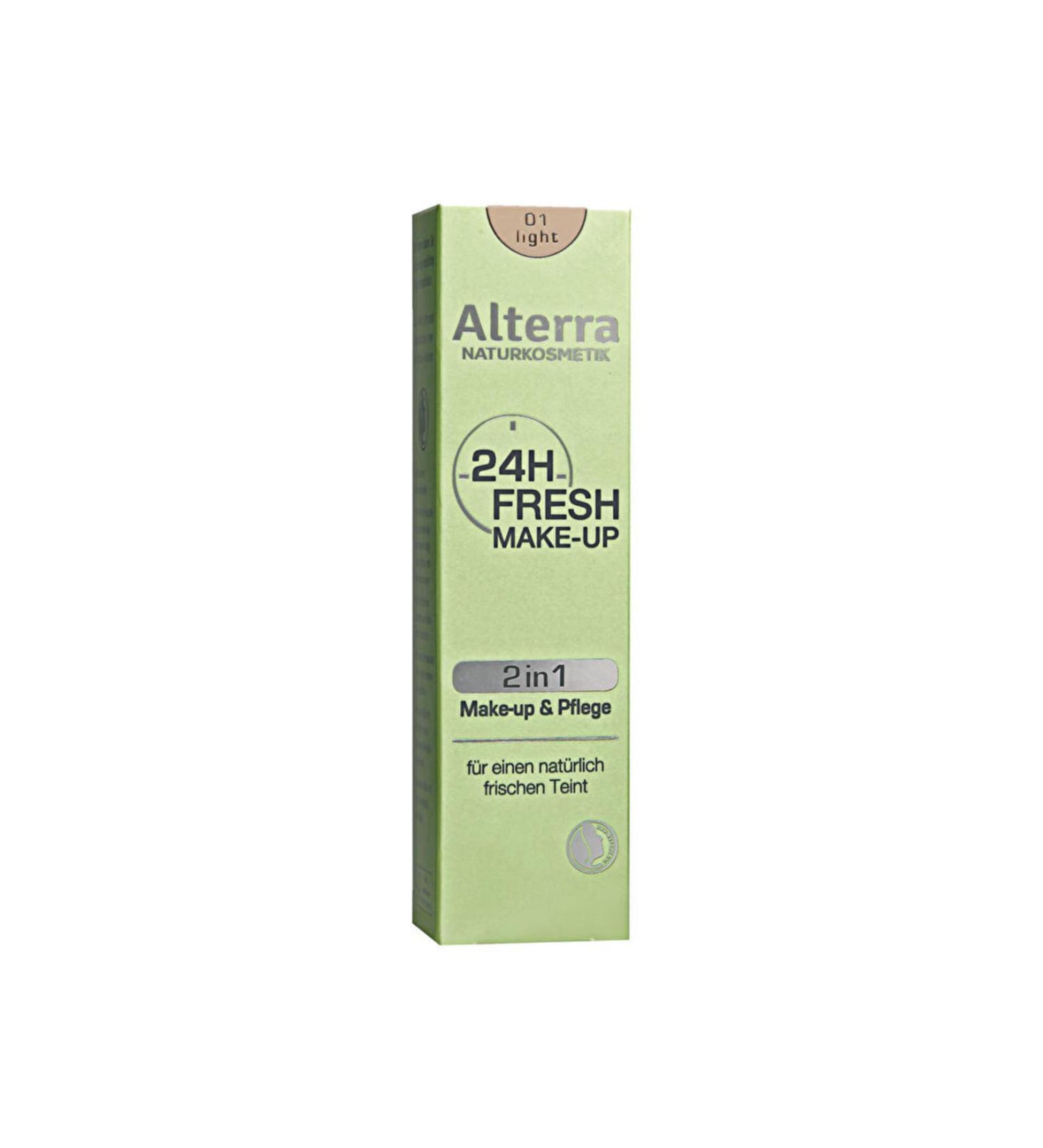 Alterra Foundation 24 Fresh 01 Light 30 Ml