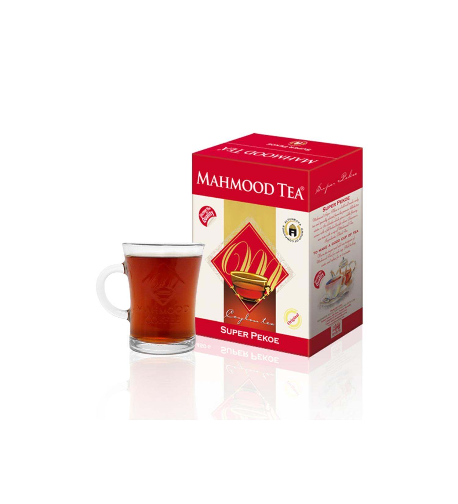 Mahmood Tea Super Pekoe Imported Ceylon Sri Lanka Ceylon Bulk Tea 800 gr And Glass - Buy Online on GoSupps.com