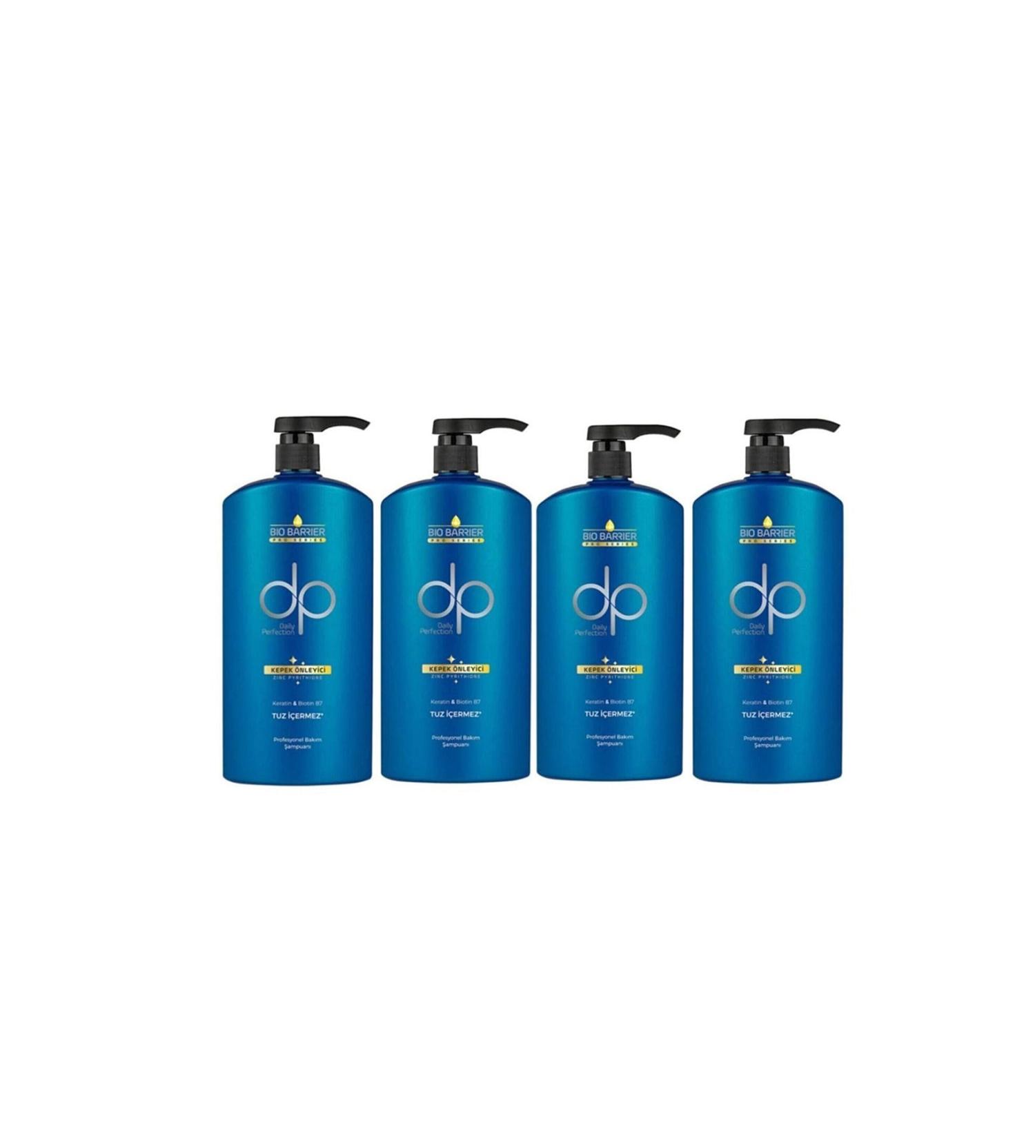DP Bio Barrier Shampoo Anti-Dandruff Shampoo 4 X 500 Ml
