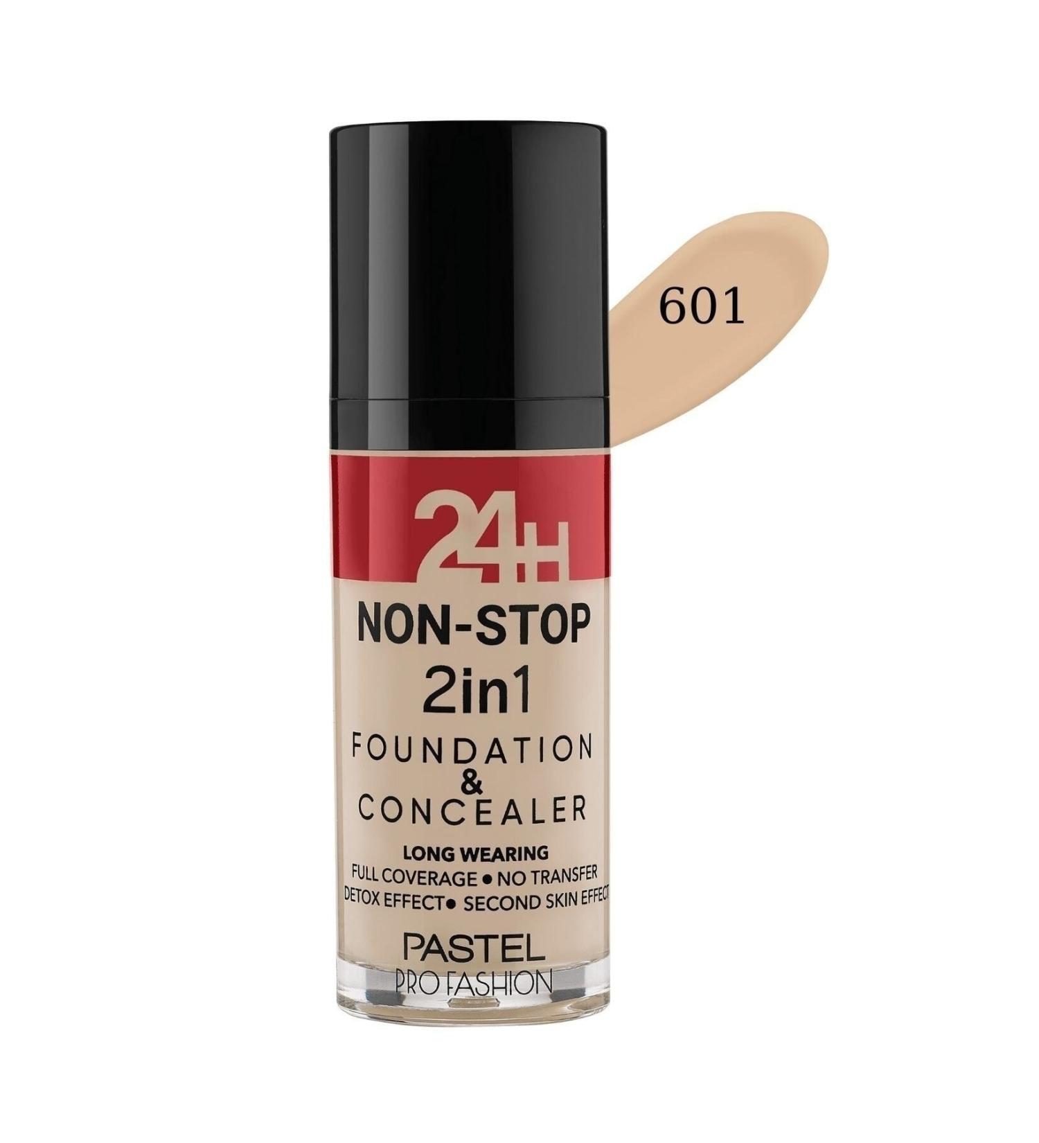 Pastel 24h Non-stop 2in1 Foundation & Concealer 601 .-foundation-96