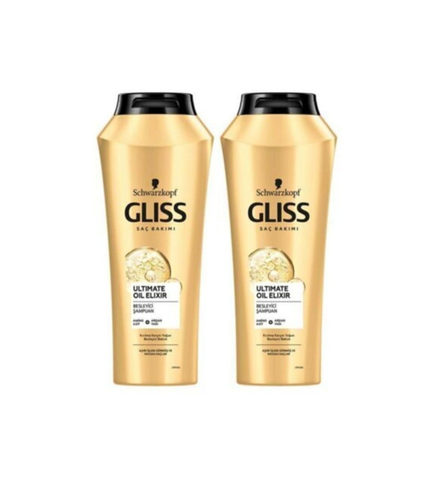 Gliss Oil Elixir 500 ml Shampoo 2 Pack