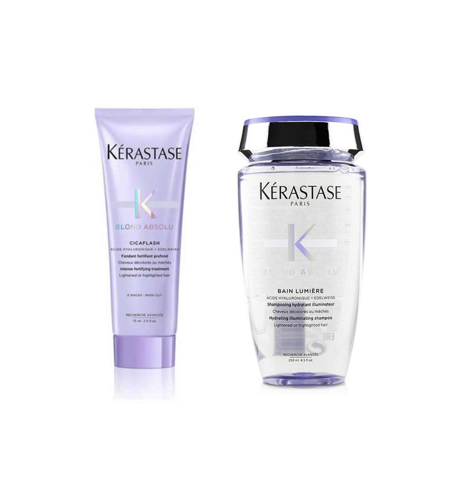 Kerastase Blond Absolu Bain Lumiere Shampoo 250 ml + Cicaflash 75ml