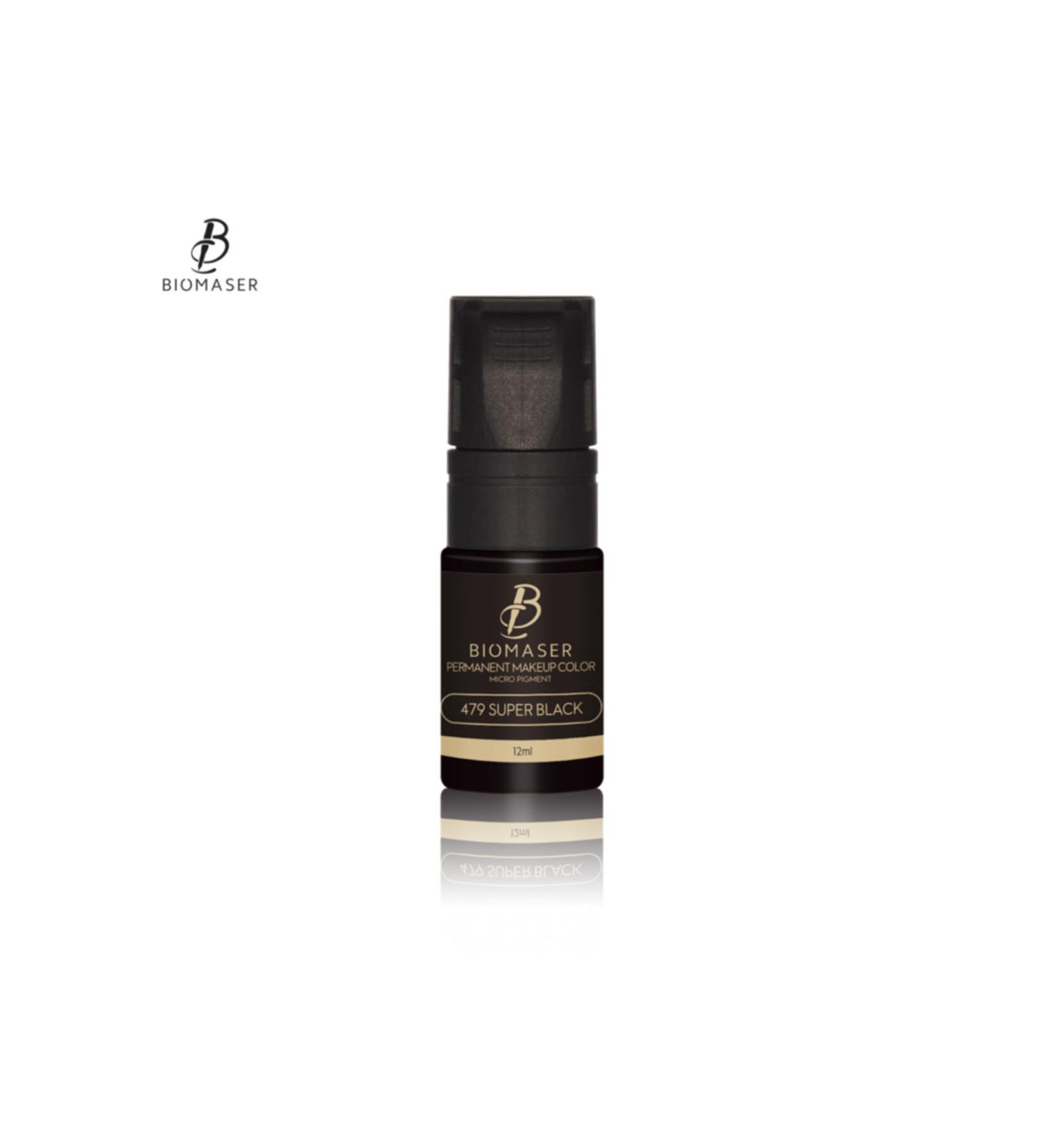 B OMASER Permanent Makeup Nano Pigment-High Consistency Paint Super Black