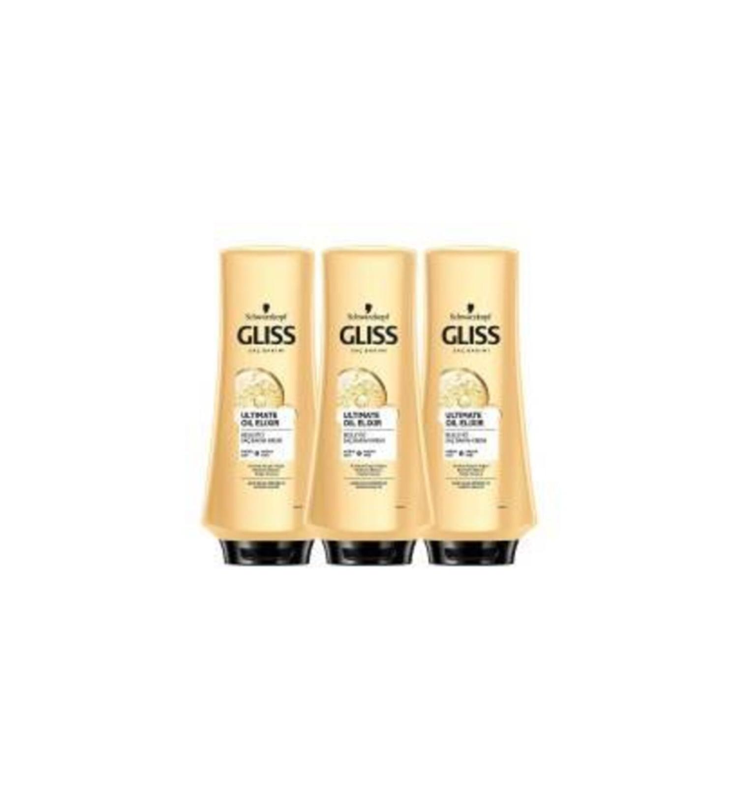 Gliss Ultimate Oil Elixir Hair Conditioner 3 Pieces 400 ml