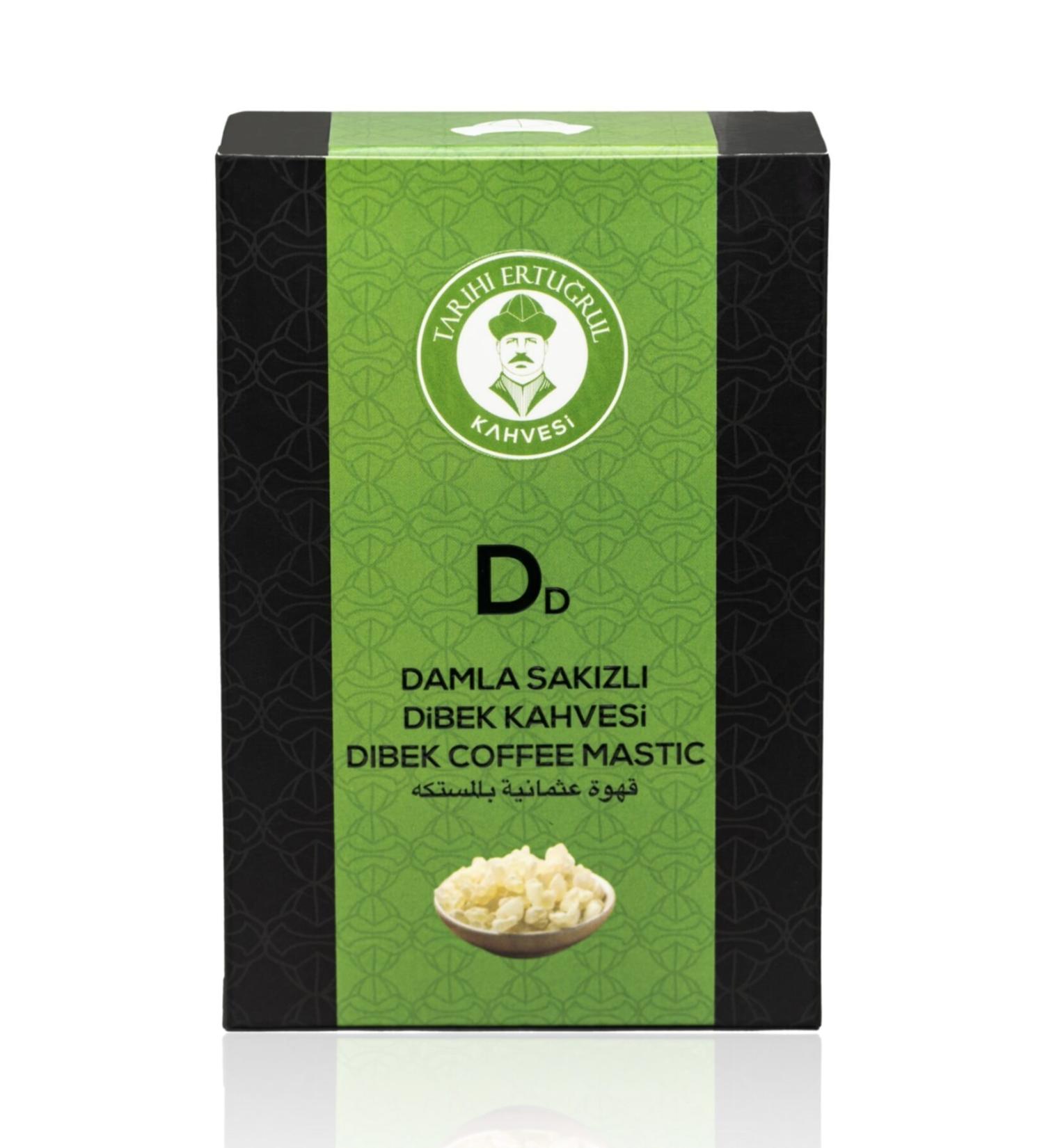 Historical Ertu rul Coffee Mastic Dibek Coffee Box 200 g