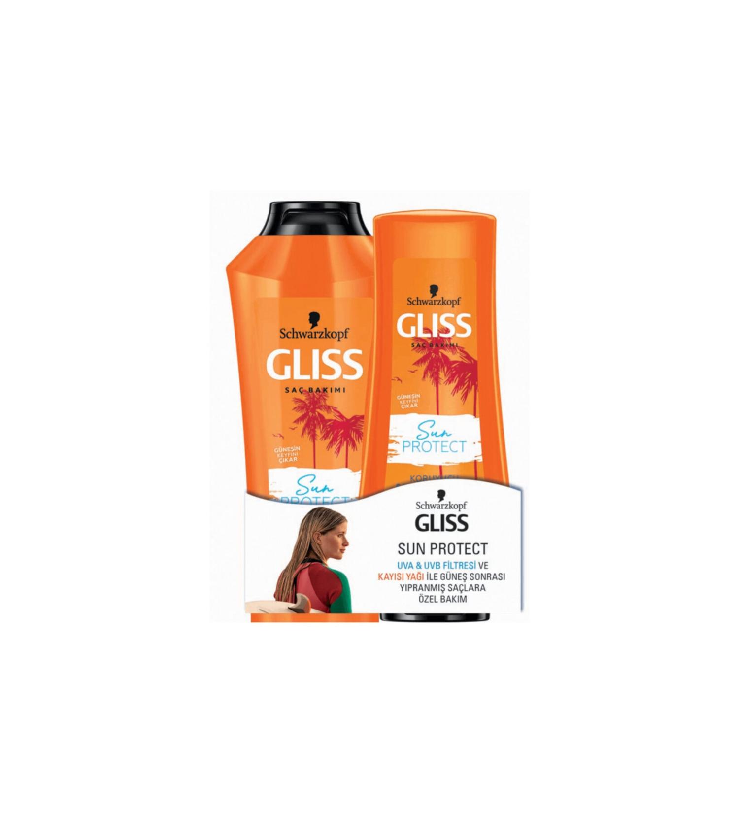 Gliss Shampoo Sun Protect 360 Ml And Conditioner 360 Ml Set