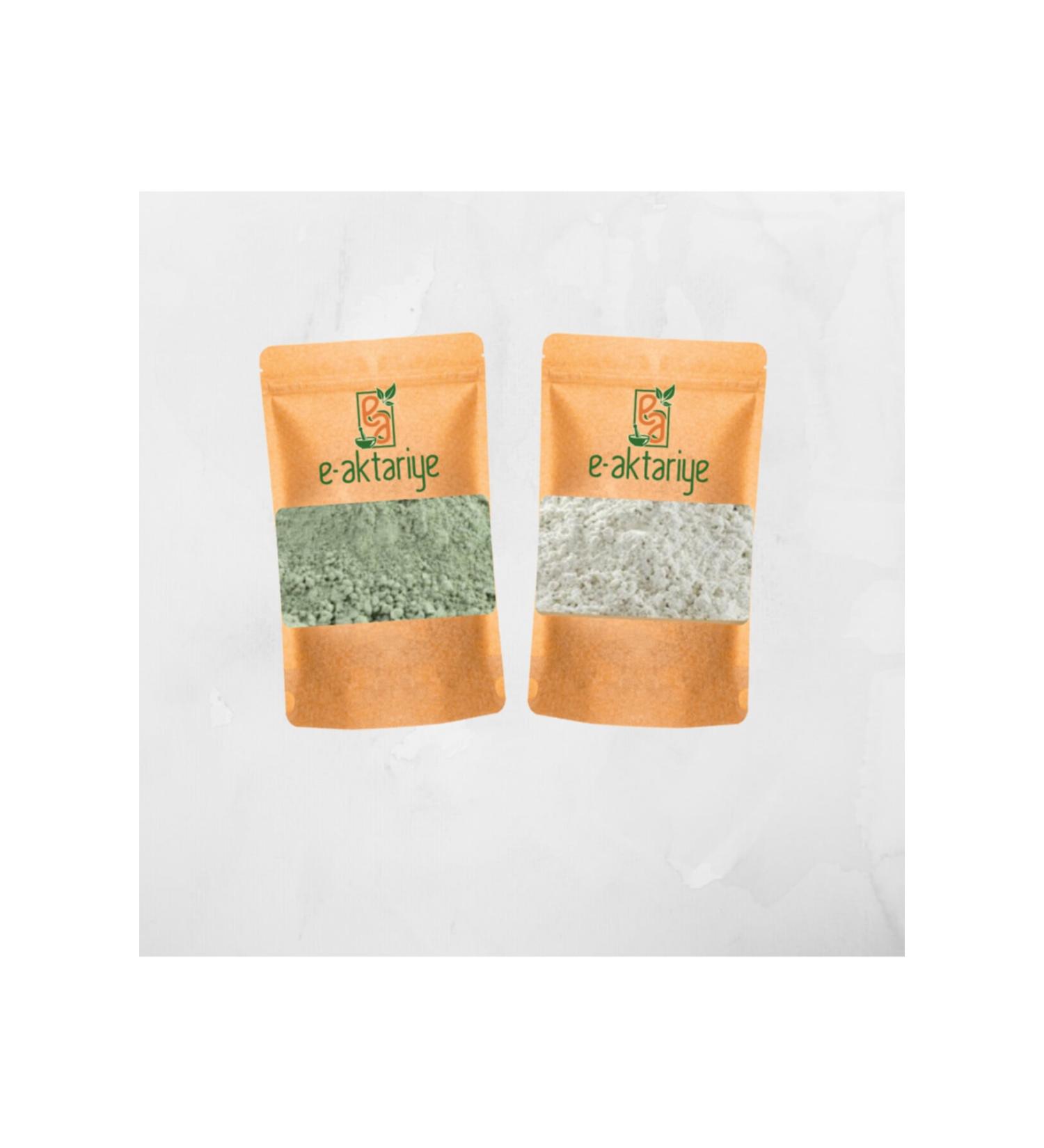Eaktariye Natural Face Mask Green Clay 400 gr White Clay 400gr