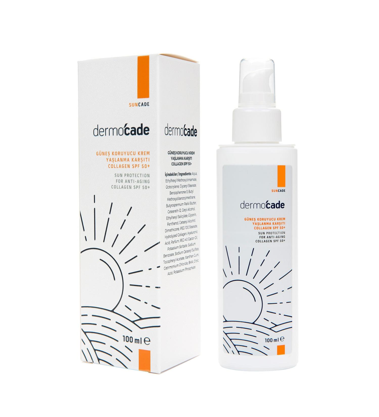 Dermocade Spf 50+ Collagen Sunscreen Cream - Buy Online on GoSupps.com