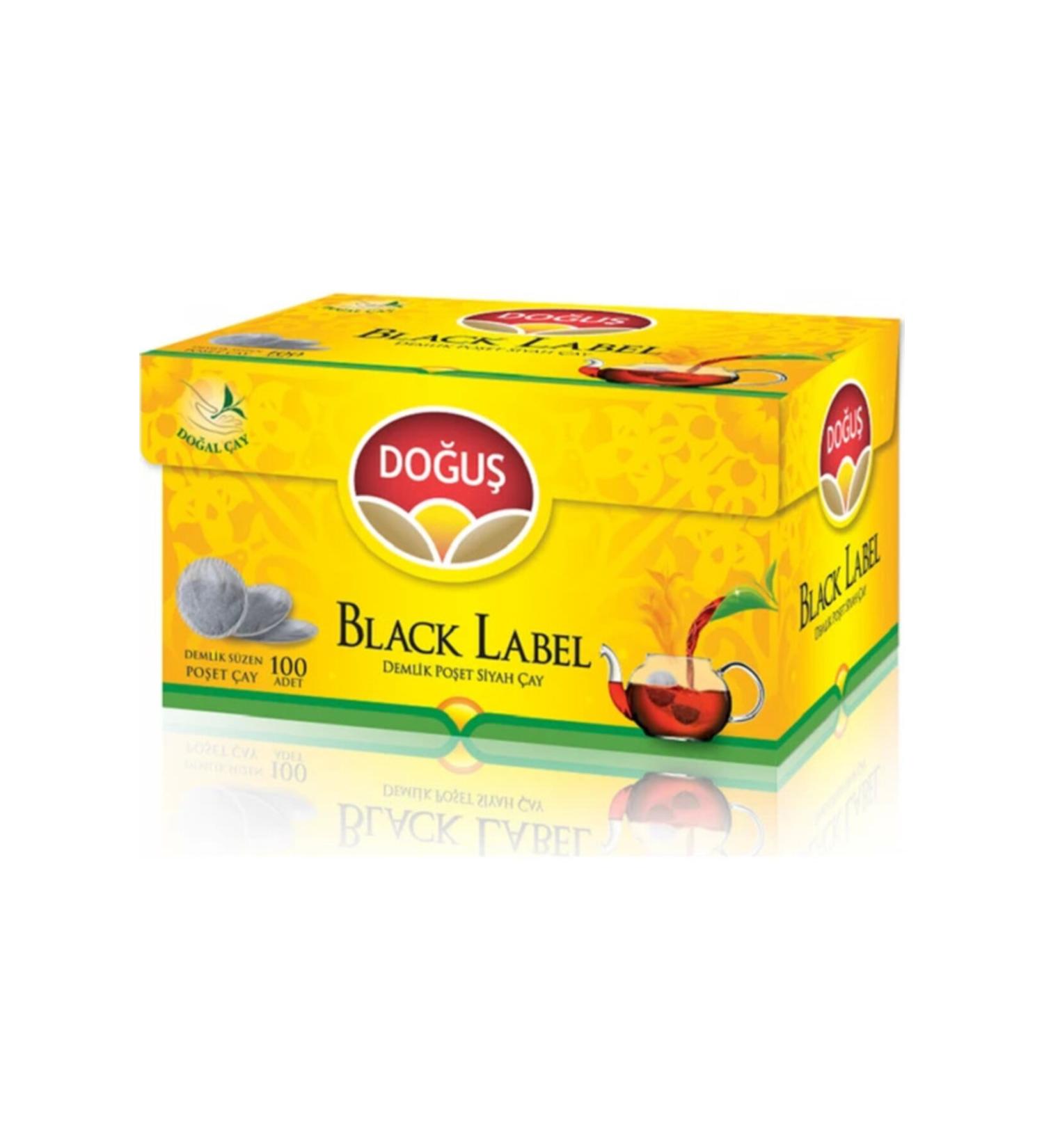 Dogus Dogus Teapot Tea Bags Black Label 100's
