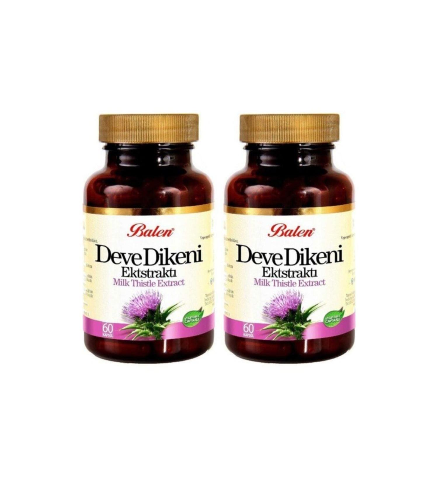 Milk Thistle Extract 60 Capsules X 2 Pieces