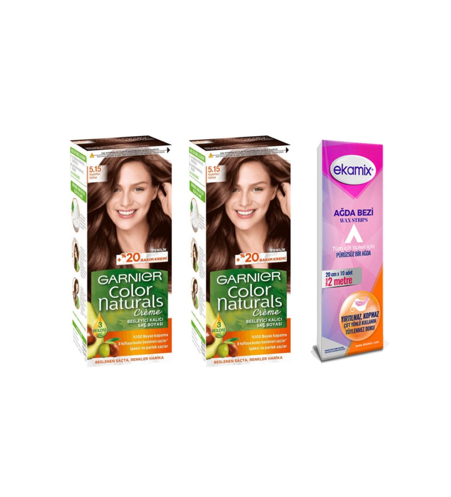 Garnier Color Naturals Set Paint 5-15 Provocative Brown 2 Pieces - Buy Online on GoSupps.com