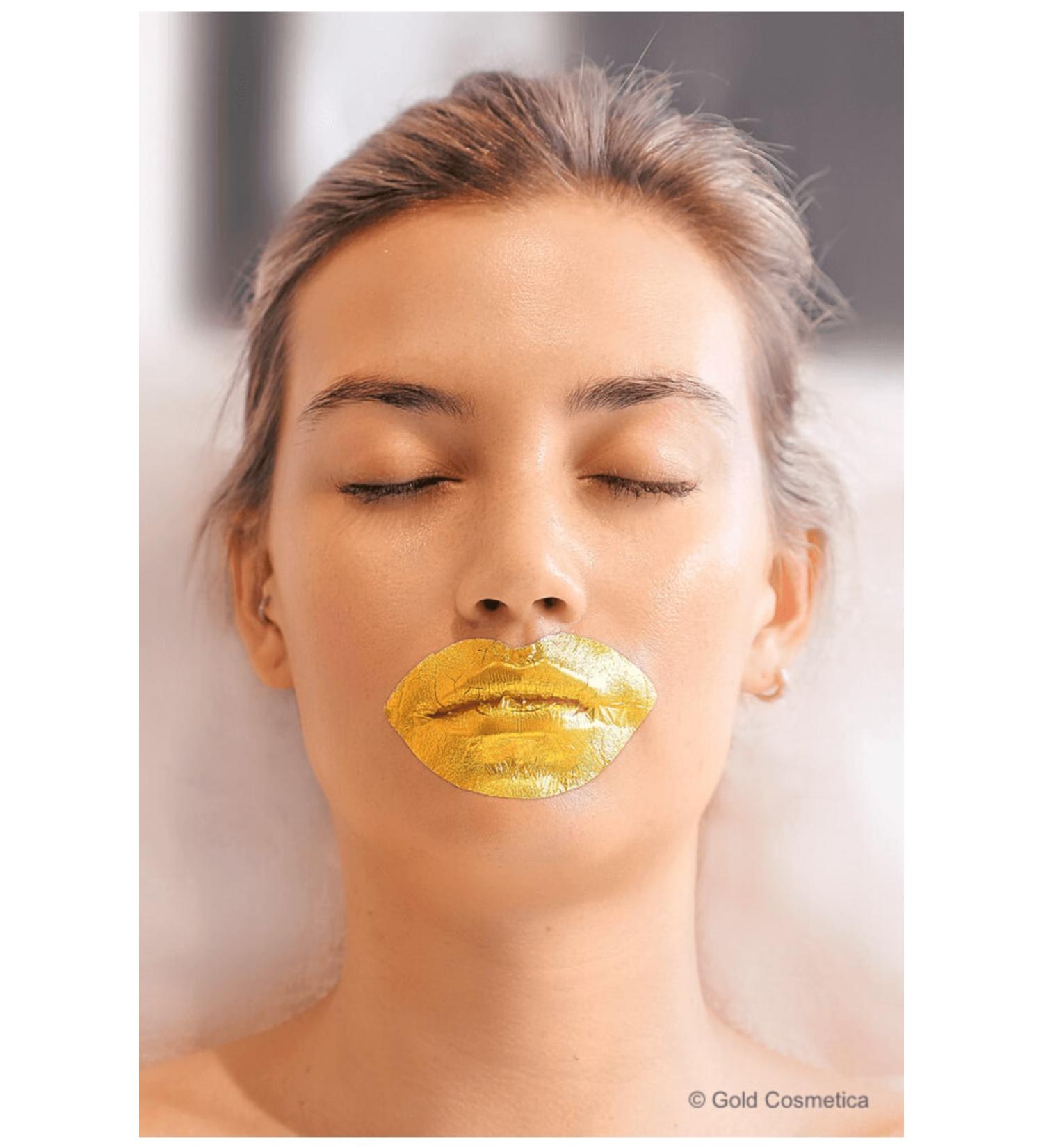 Jimena Natural 24 Carat Gold Lip Mask - 24k Gold Lip Mask