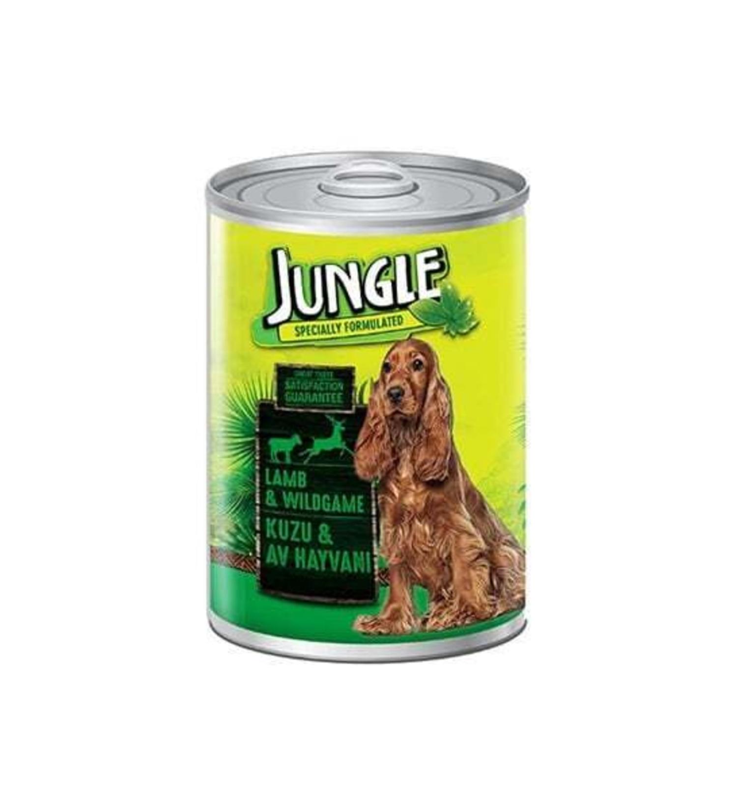 Jungle Adult Dog Canned Food with Lamb and Game 415 Gr