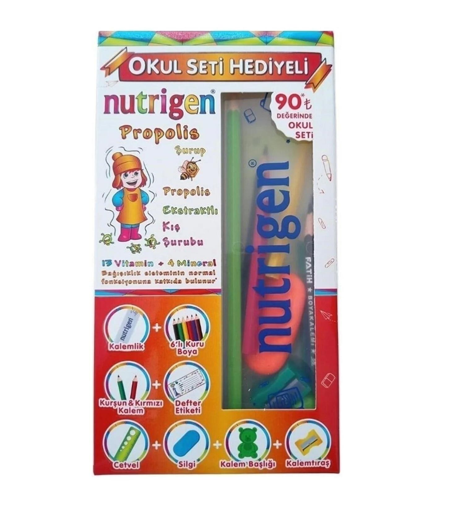 Nutrigen Propolis Syrup 200 ml + School Set - Buy Online on GoSupps.com