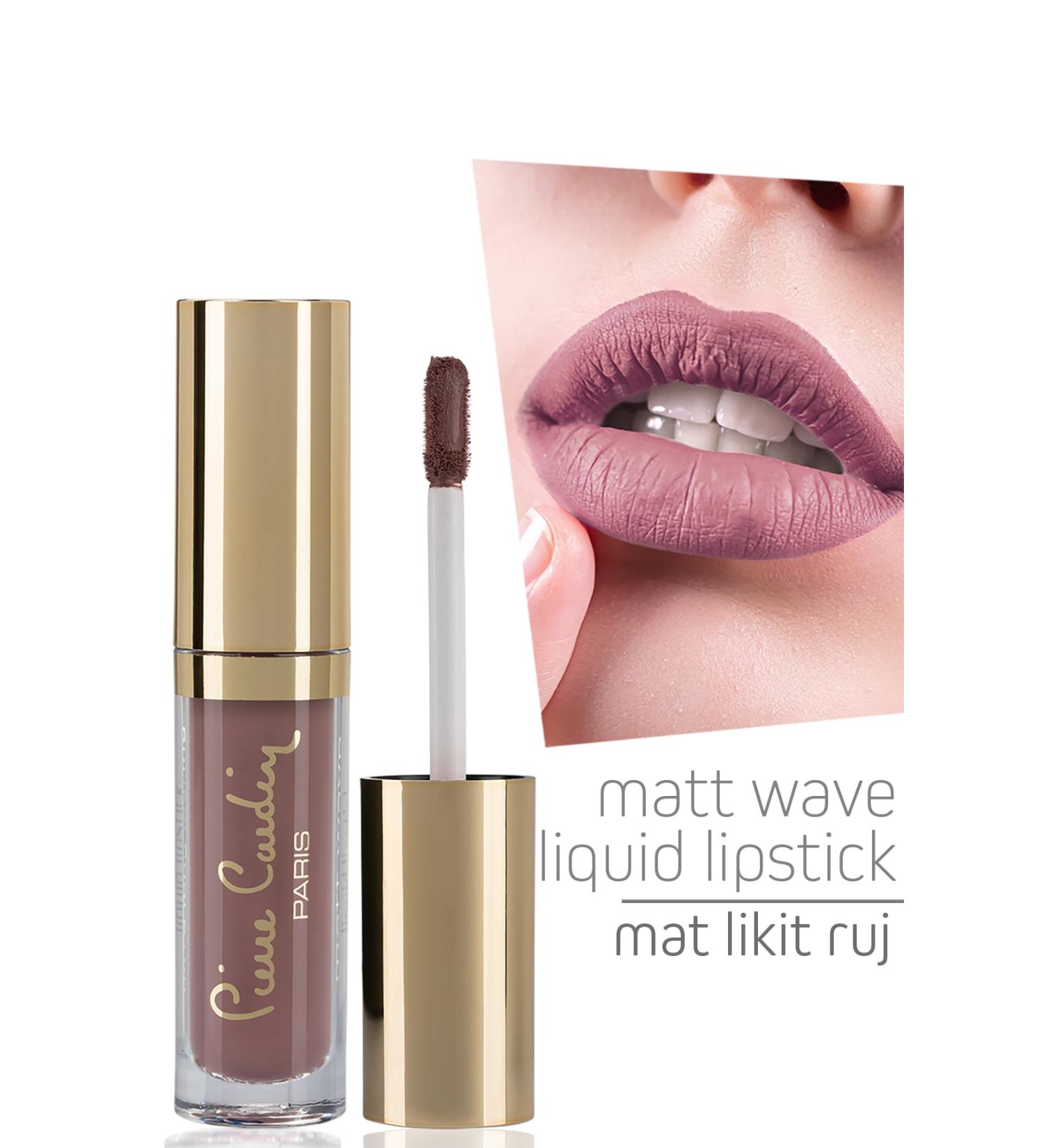 Pierre Cardin Matt Wave Liquid Lipstick - Matte Liquid Lipstick - Cappuccino