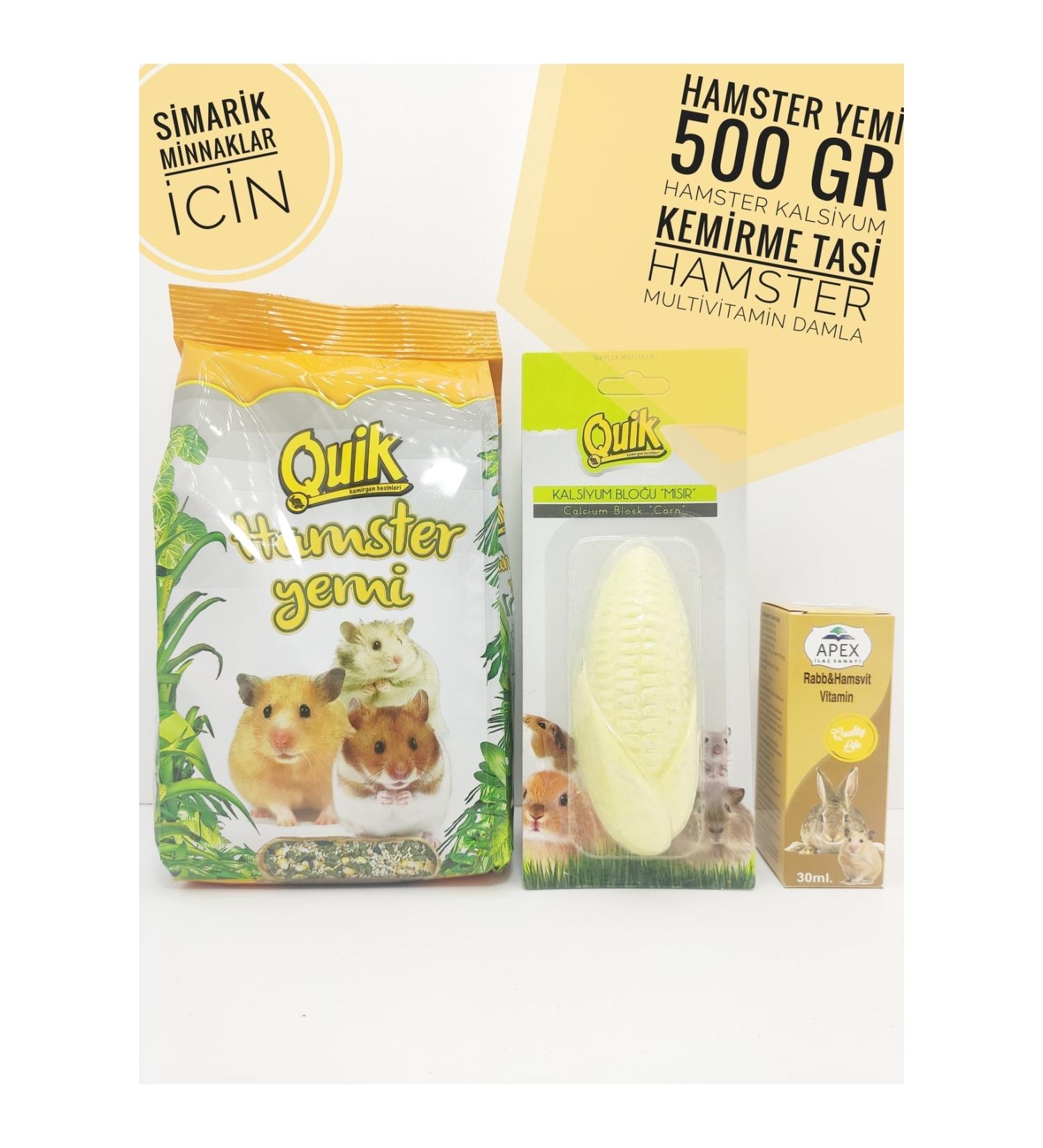 ozzipetshop Hamster Food and Reward Package