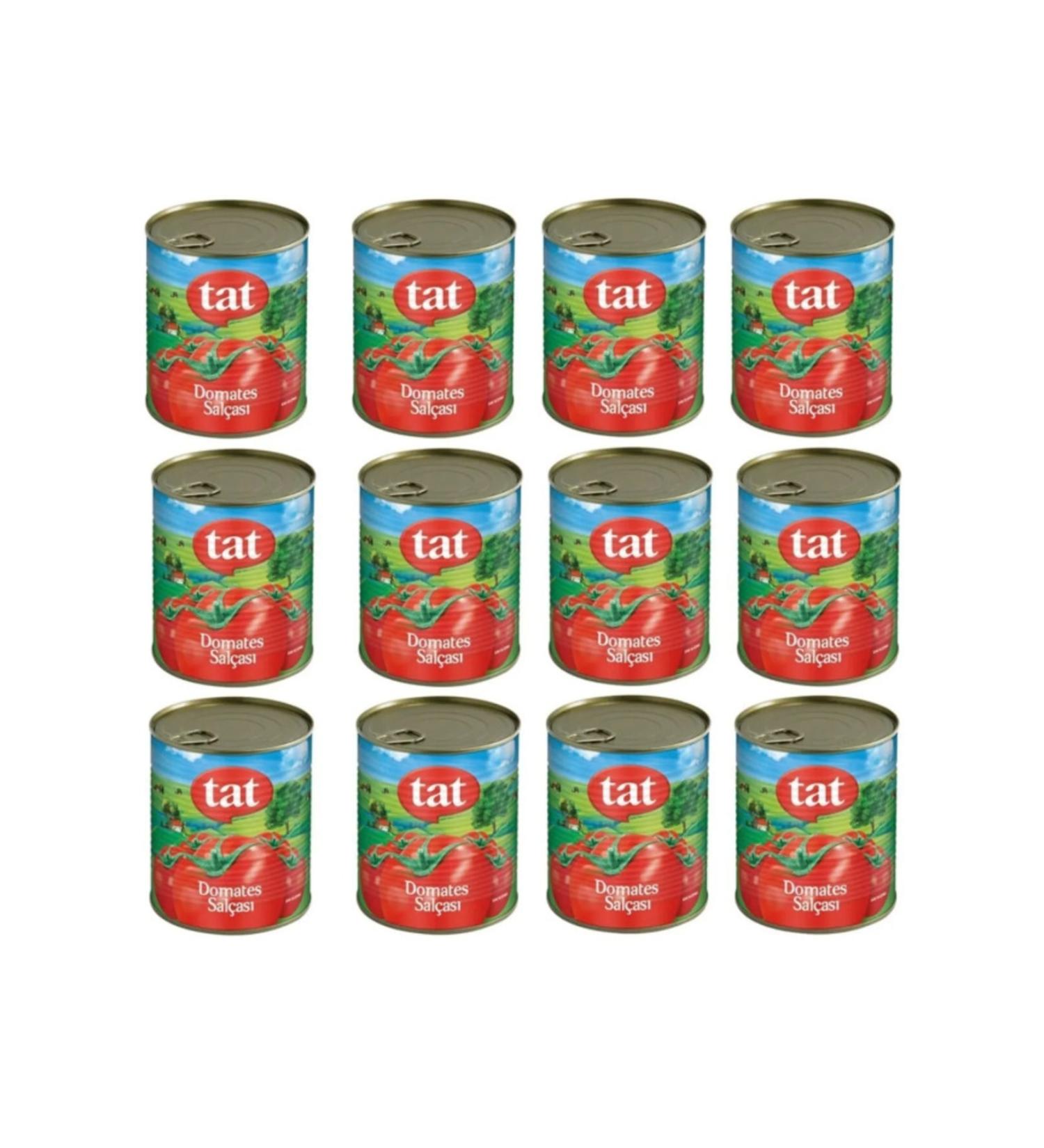 Tat Tomato Paste 830g 12 Pieces A.2.1.1