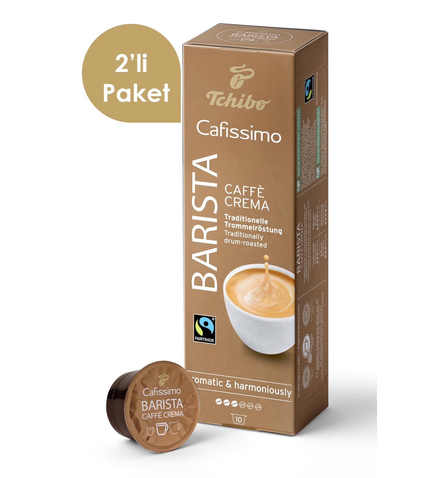 Tchibo Cafissimo Barista Caff Crema 2x10 Capsule Coffee - Buy Online on GoSupps.com