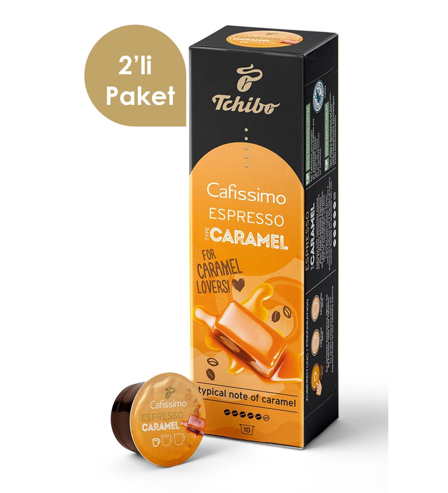 Tchibo Cafissimo Espresso Caramel 2x10 Capsule Coffee - Buy Online on GoSupps.com