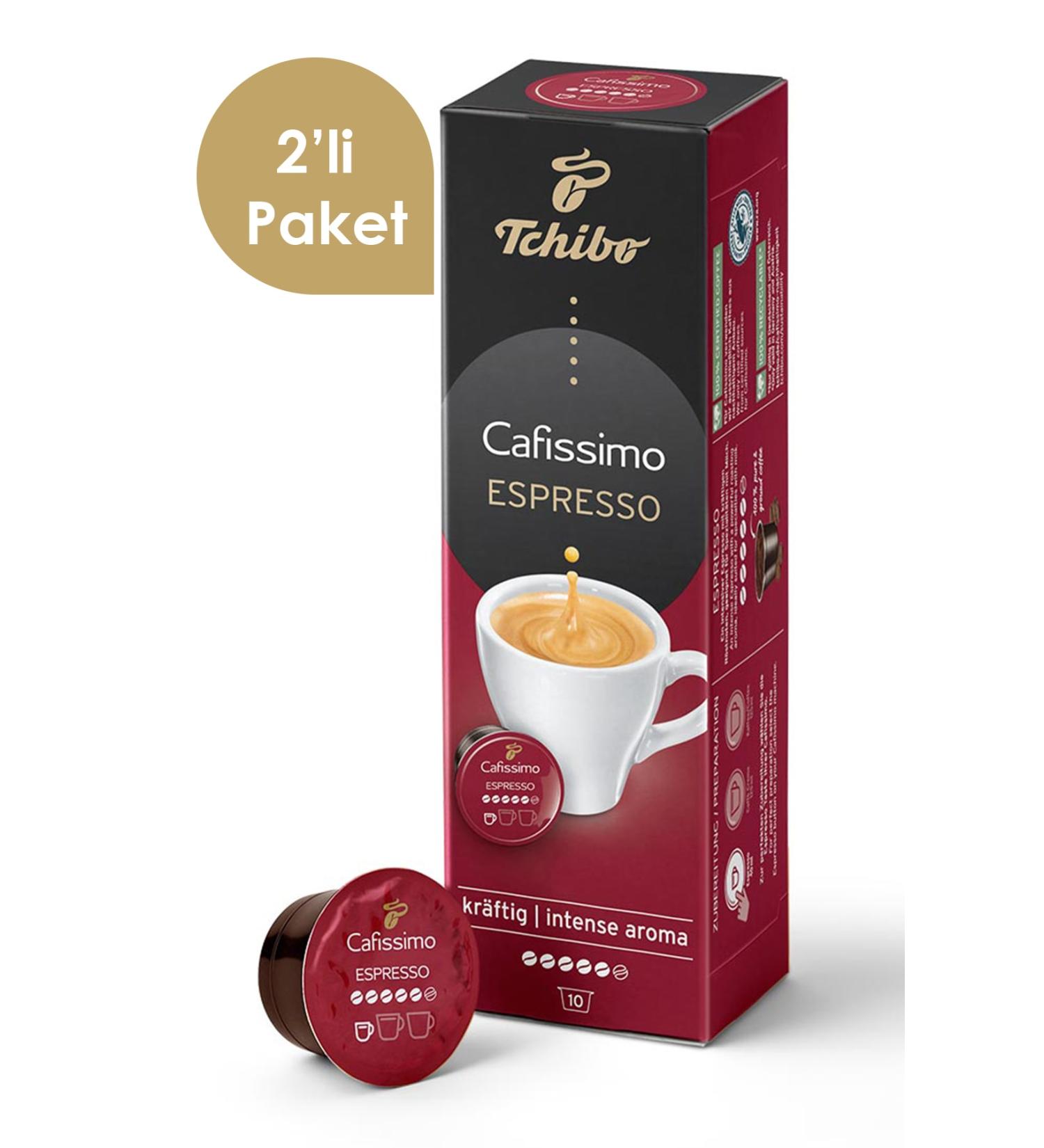 Tchibo Cafissimo Espresso Intense Aroma 2x10 Capsule Coffee - Buy Online on GoSupps.com