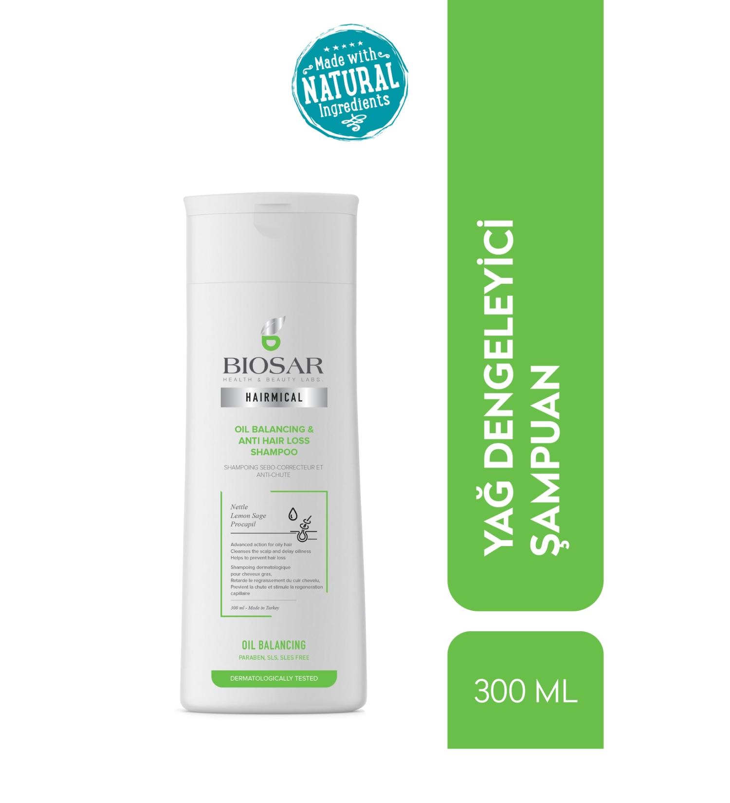 B OSAR Hairmical Oil Balancing Shampoo 300 ml