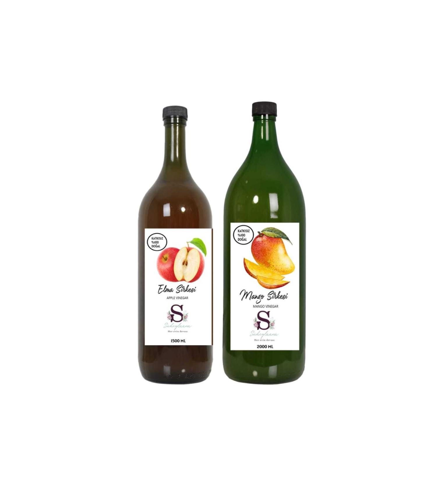 Suheylaana Natural Apple Vinegar 1500 Ml - Natural Pumpkin Vinegar 2000 Ml