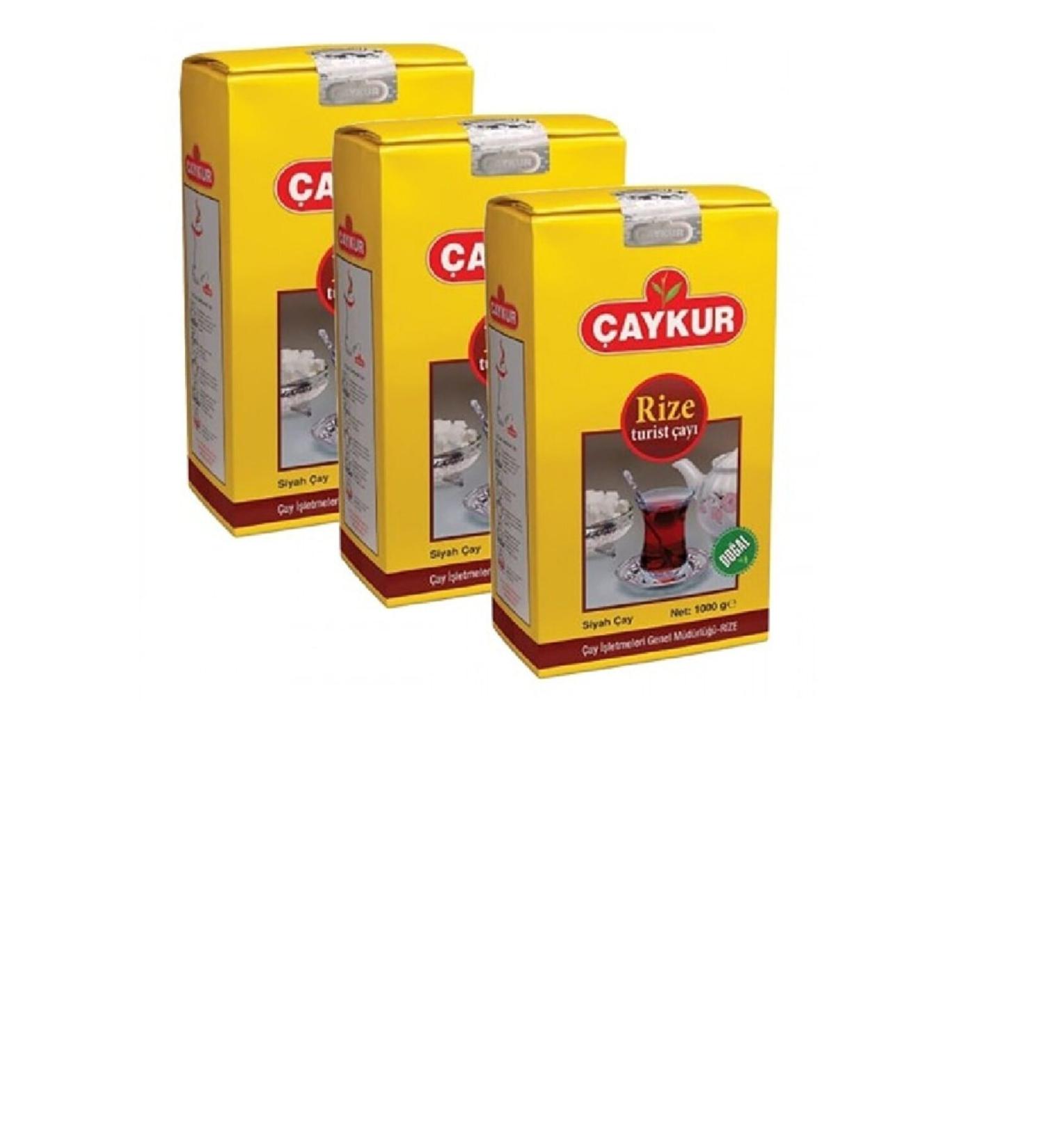 Caykur Rize Tourist Tea 1000 Gr X 3 Pieces 3 Kg Hc7851121