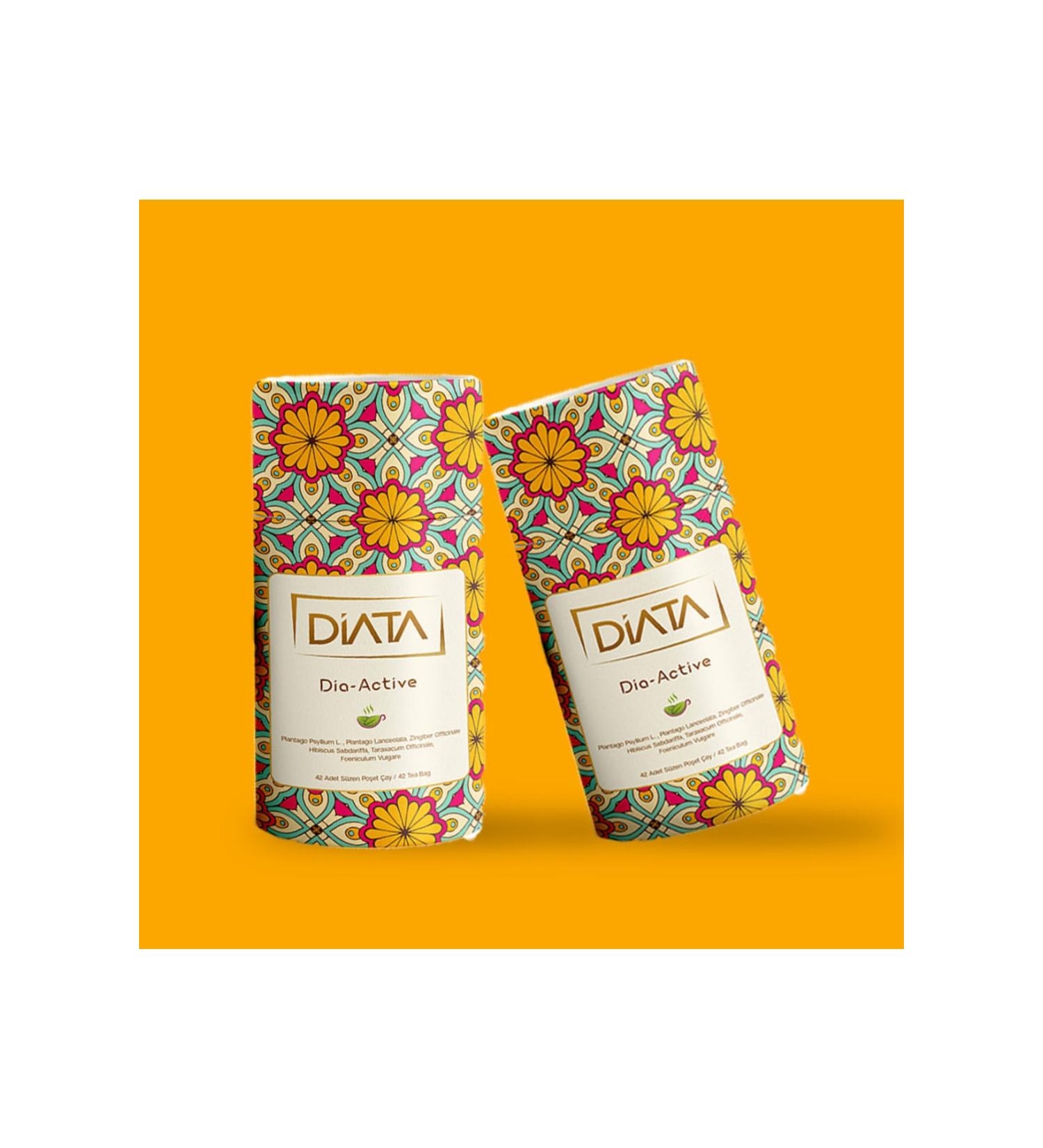 D ATA Dia-active 2 Pack and Digestive Tea