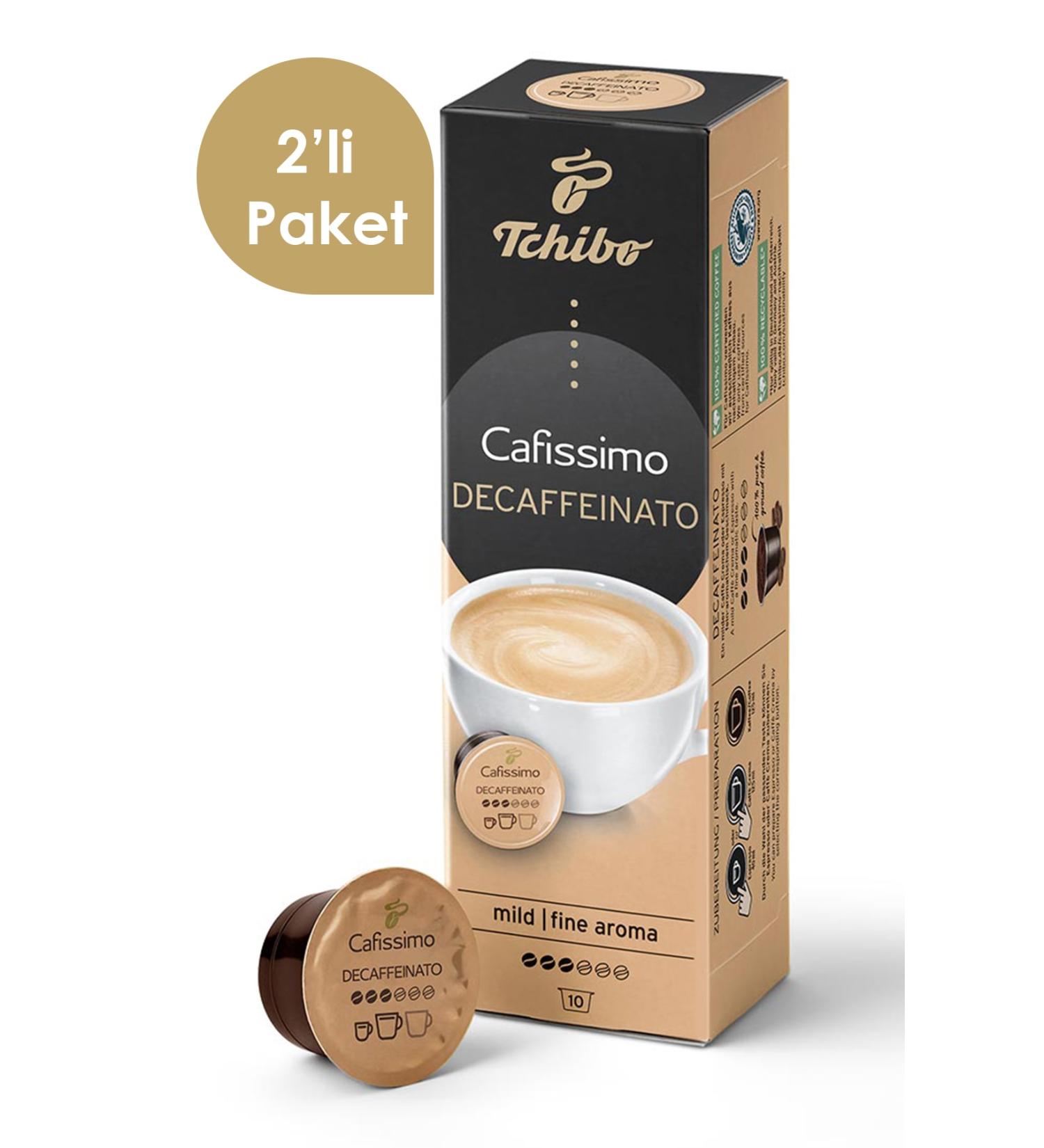 Tchibo Cafissimo Caff Crema Decaffeinato 2x10 Coffee Capsules - Buy Online on GoSupps.com