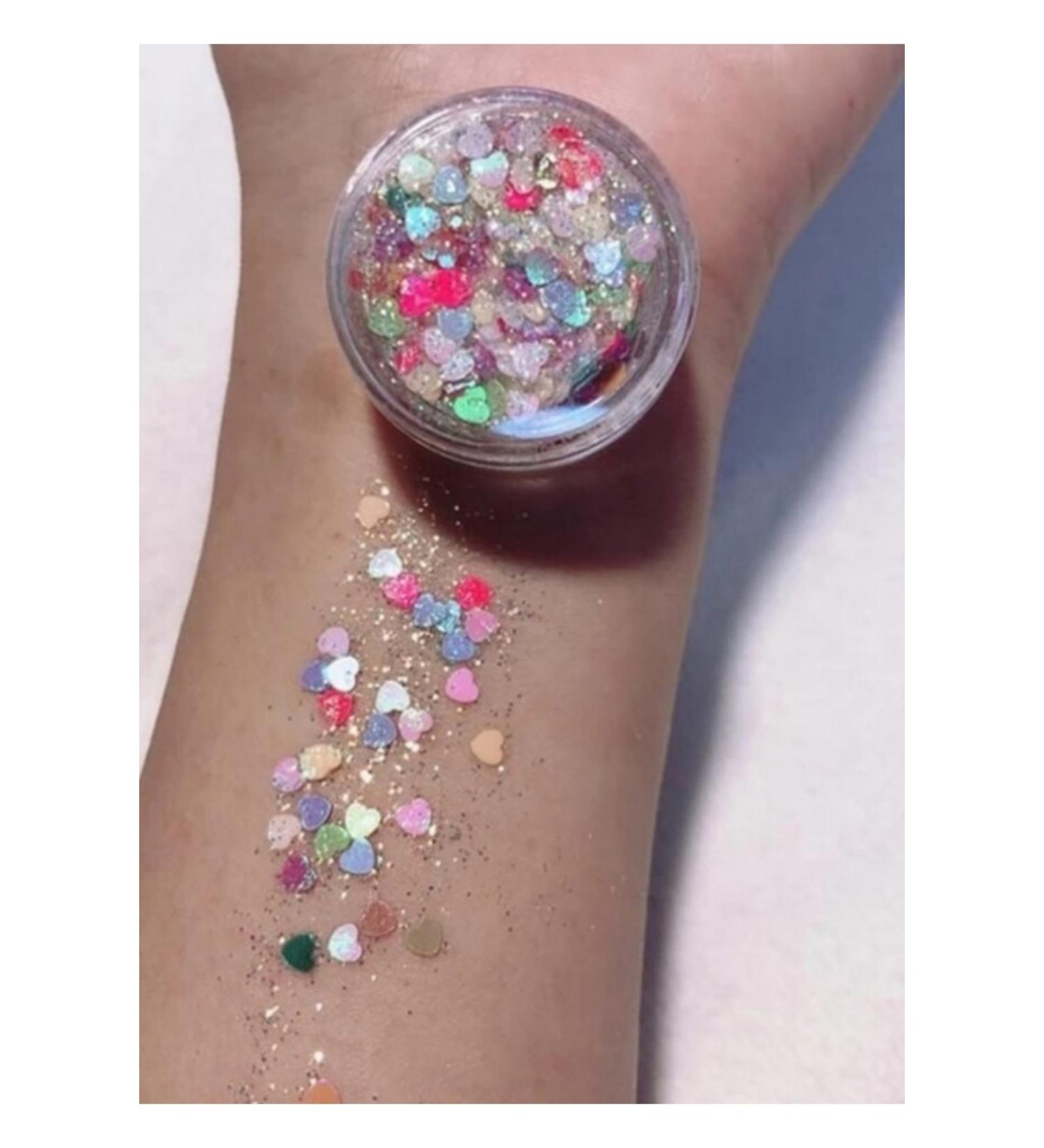 hbtasarim Gel Glitter Heart Glitter Gel Eyeshadow